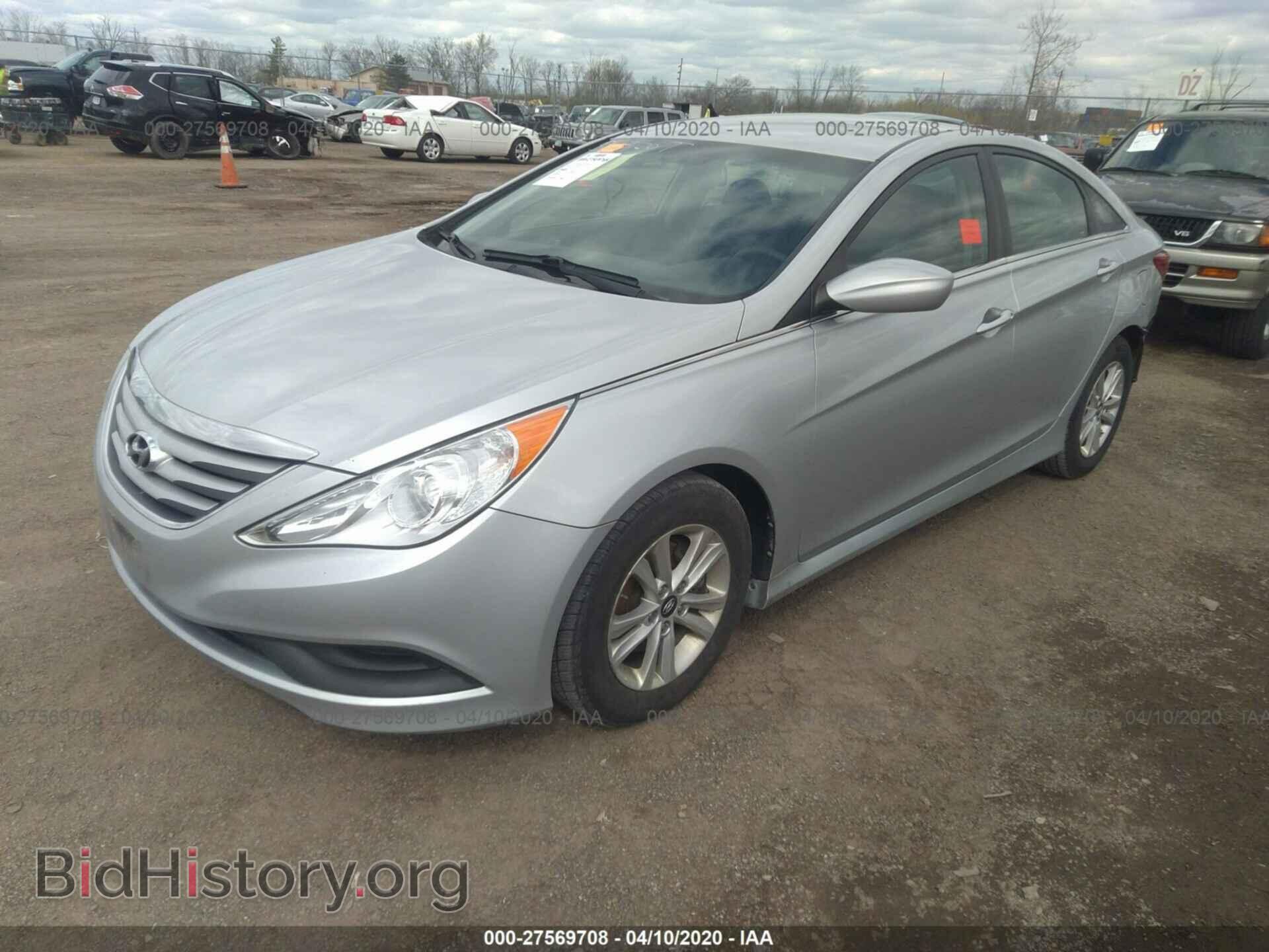 2014 HYUNDAI SONATA - VIN: 5NPEB4AC2EH834751 - Фото 2