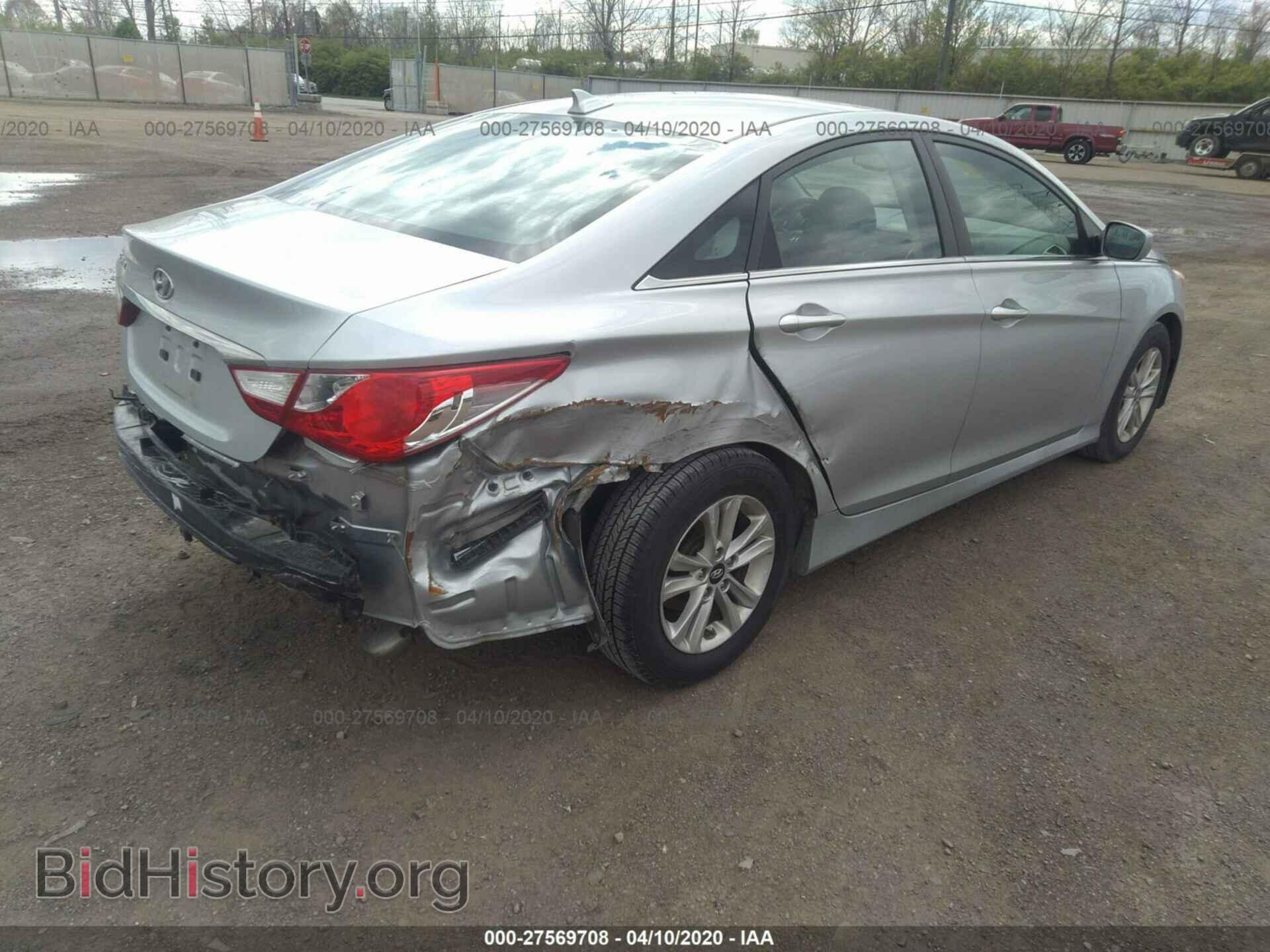 2014 HYUNDAI SONATA - VIN: 5NPEB4AC2EH834751 - Фото 4