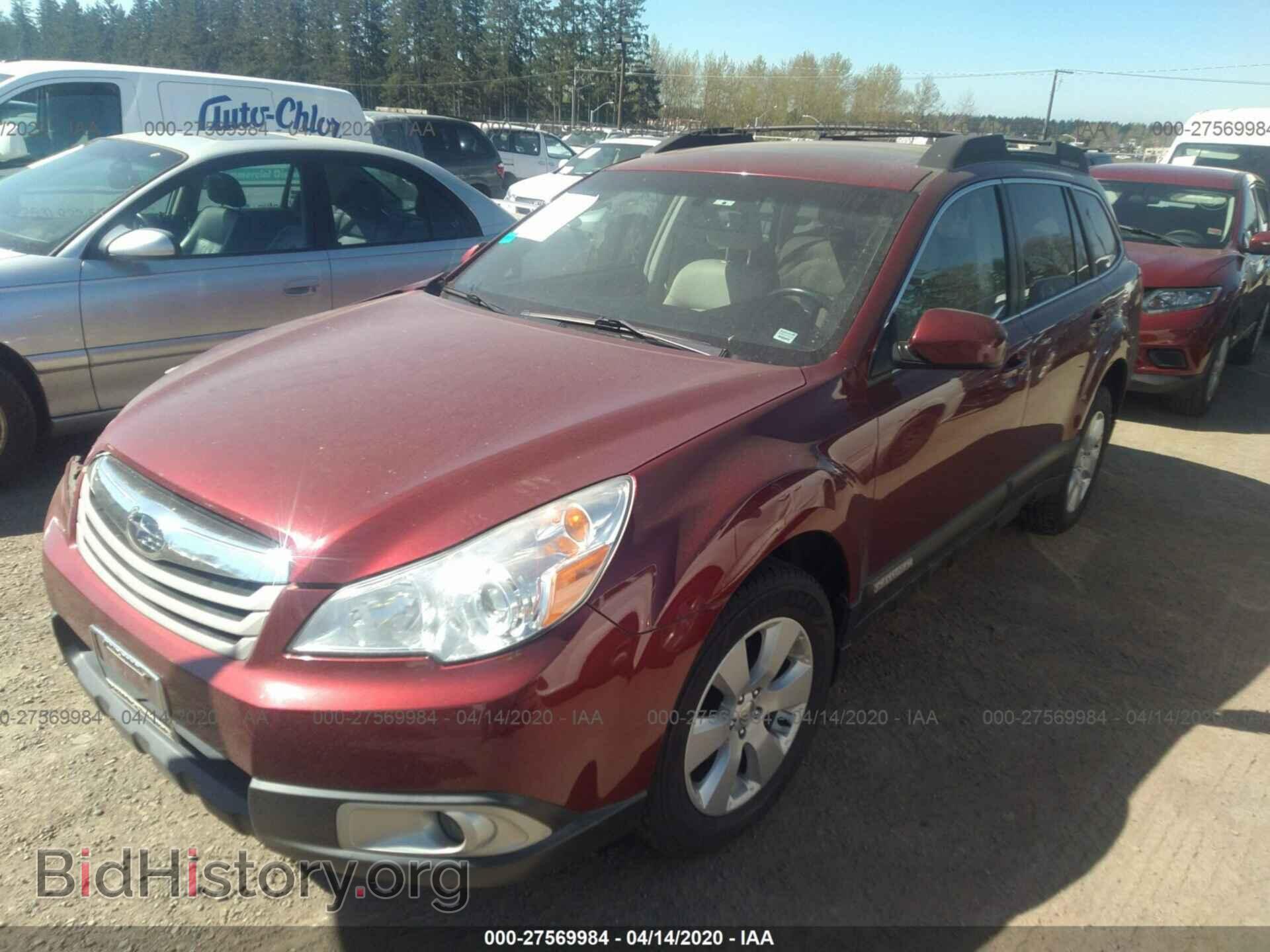 2011 SUBARU OUTBACK - VIN: 4S4BRBGC0B3337078 - Фото 2