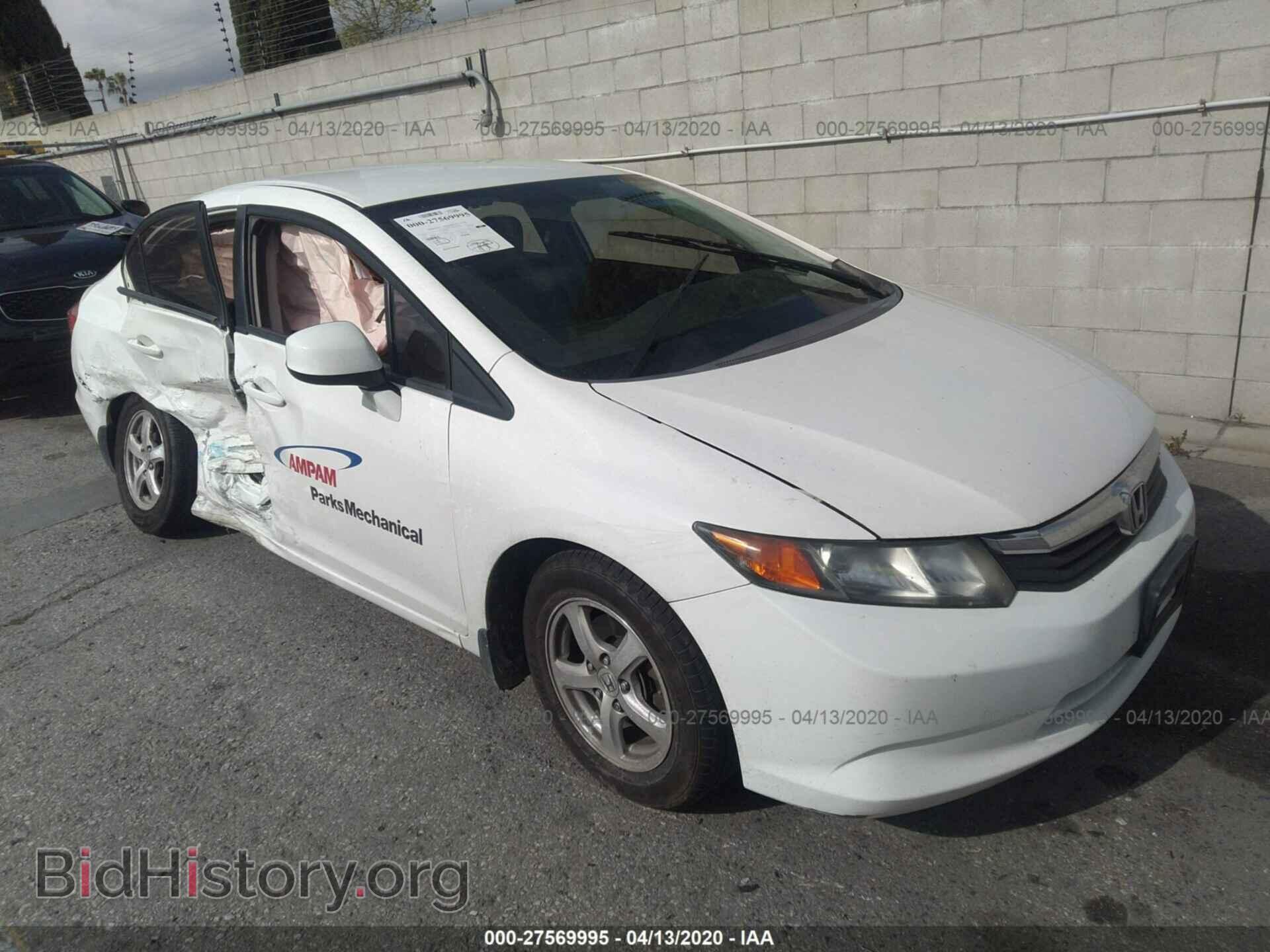 Фотография 19XFB5F51CE001058 - HONDA CIVIC 2012