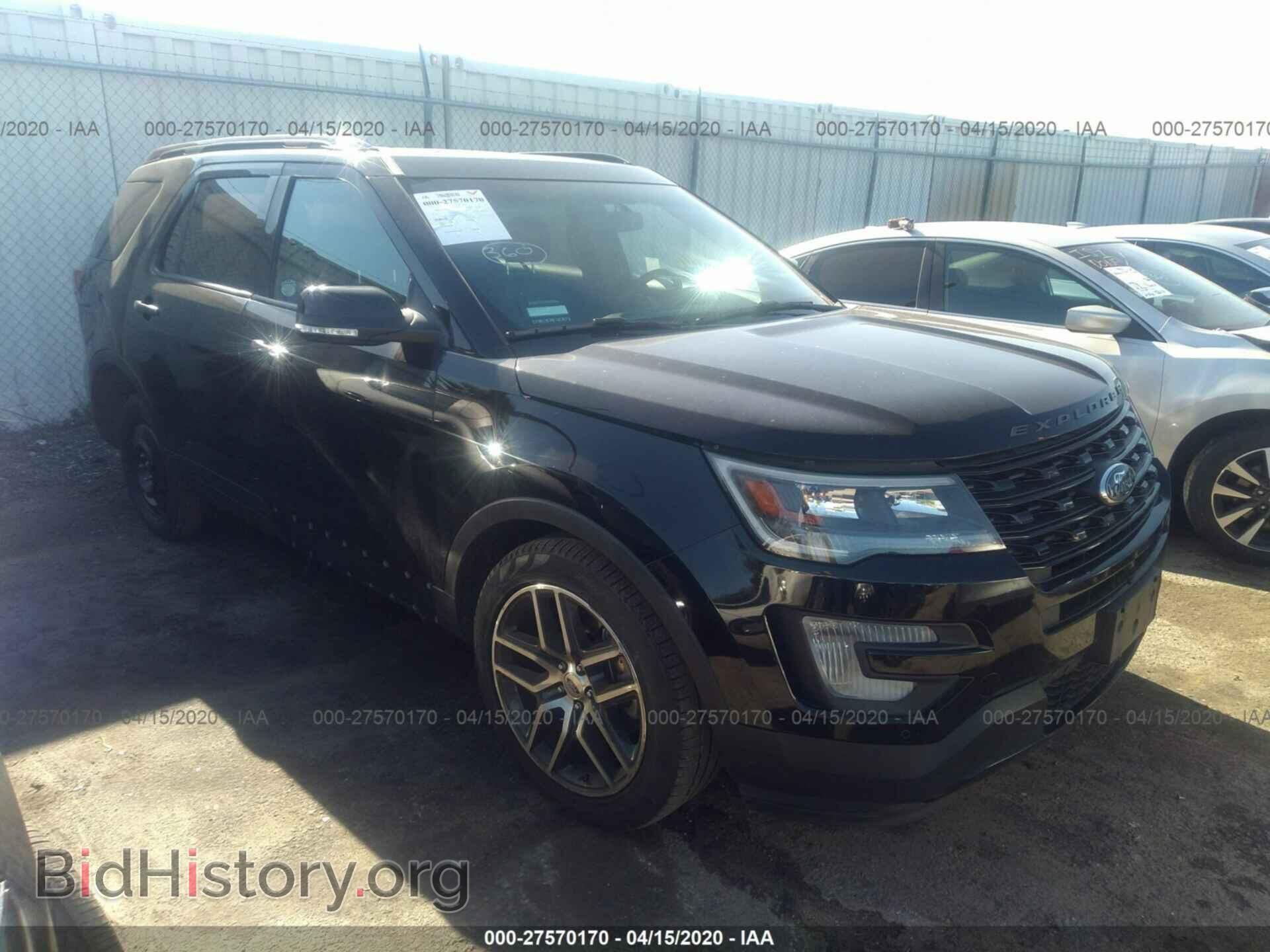 Фотография 1FM5K8GT2GGD28435 - FORD EXPLORER 2016