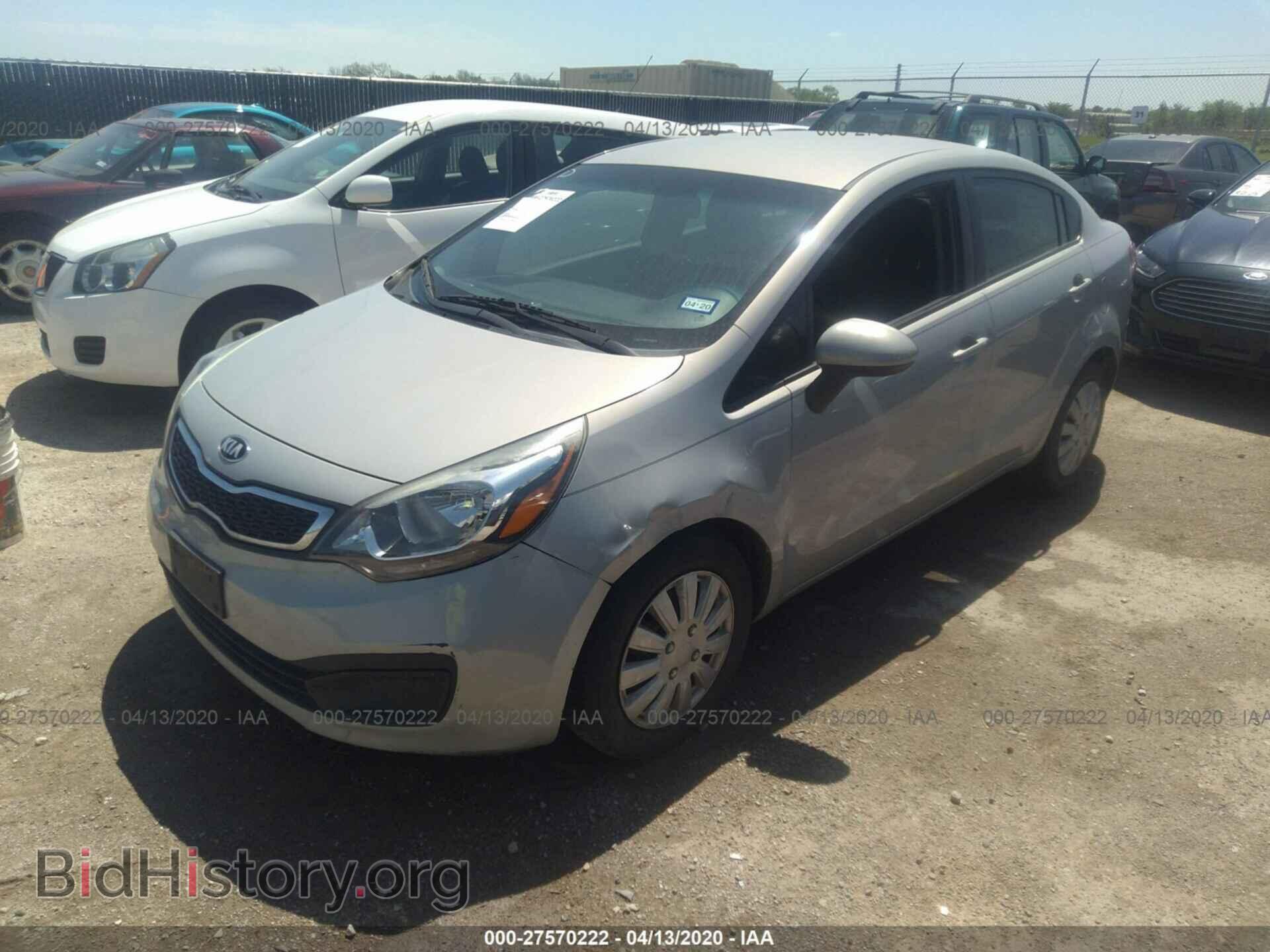 2013 KIA RIO - VIN: KNADN4A30D6283468 - Фото 2