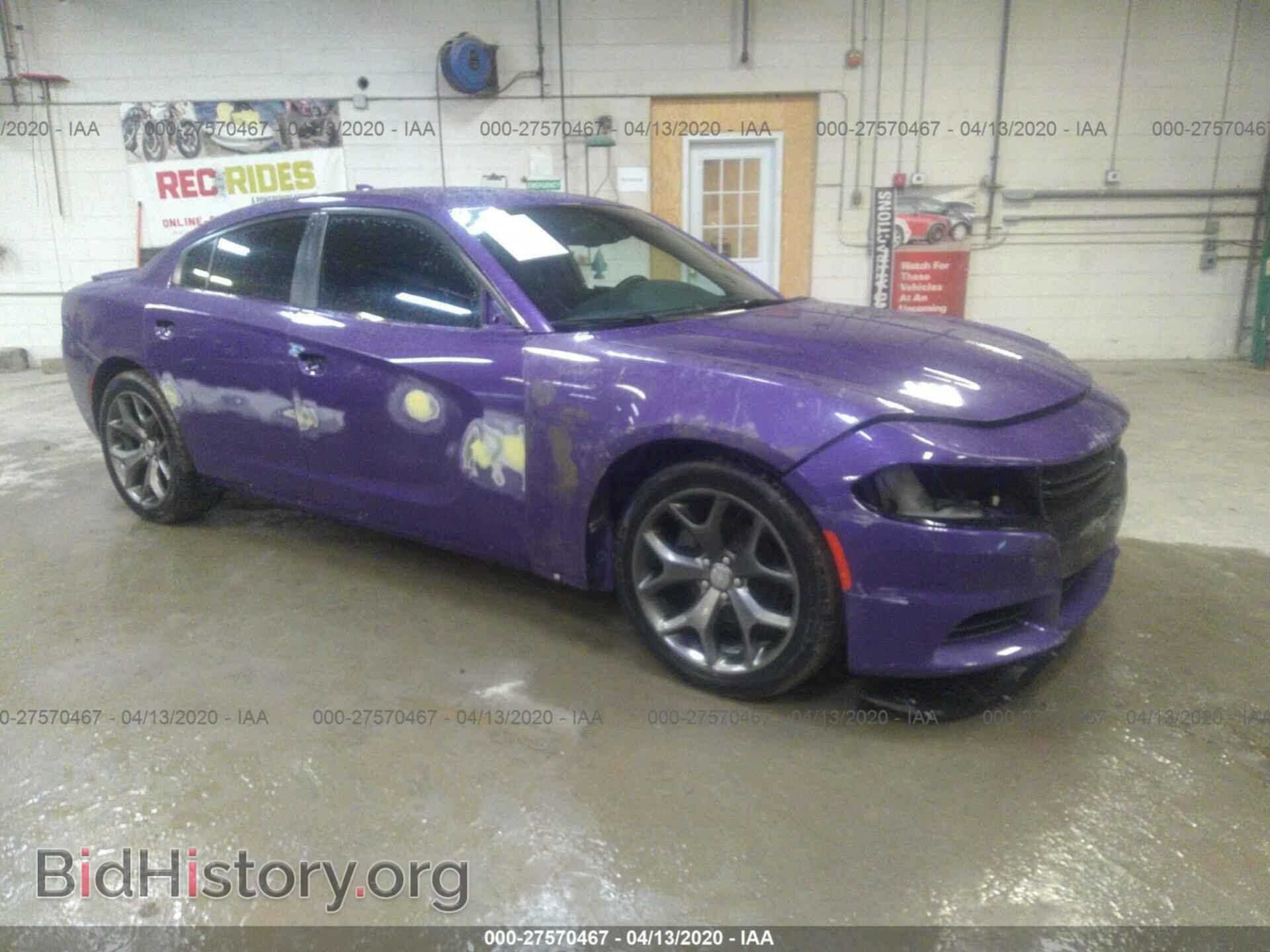 Photo 2C3CDXHG3GH147001 - DODGE CHARGER 2016