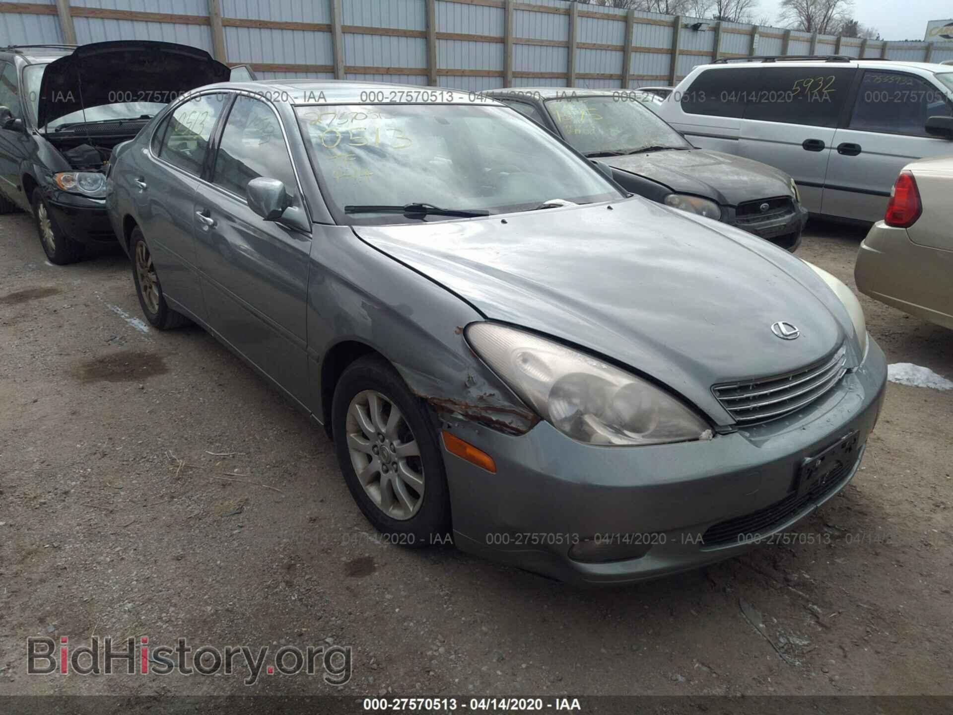 Photo JTHBF30GX20029187 - LEXUS ES 2002