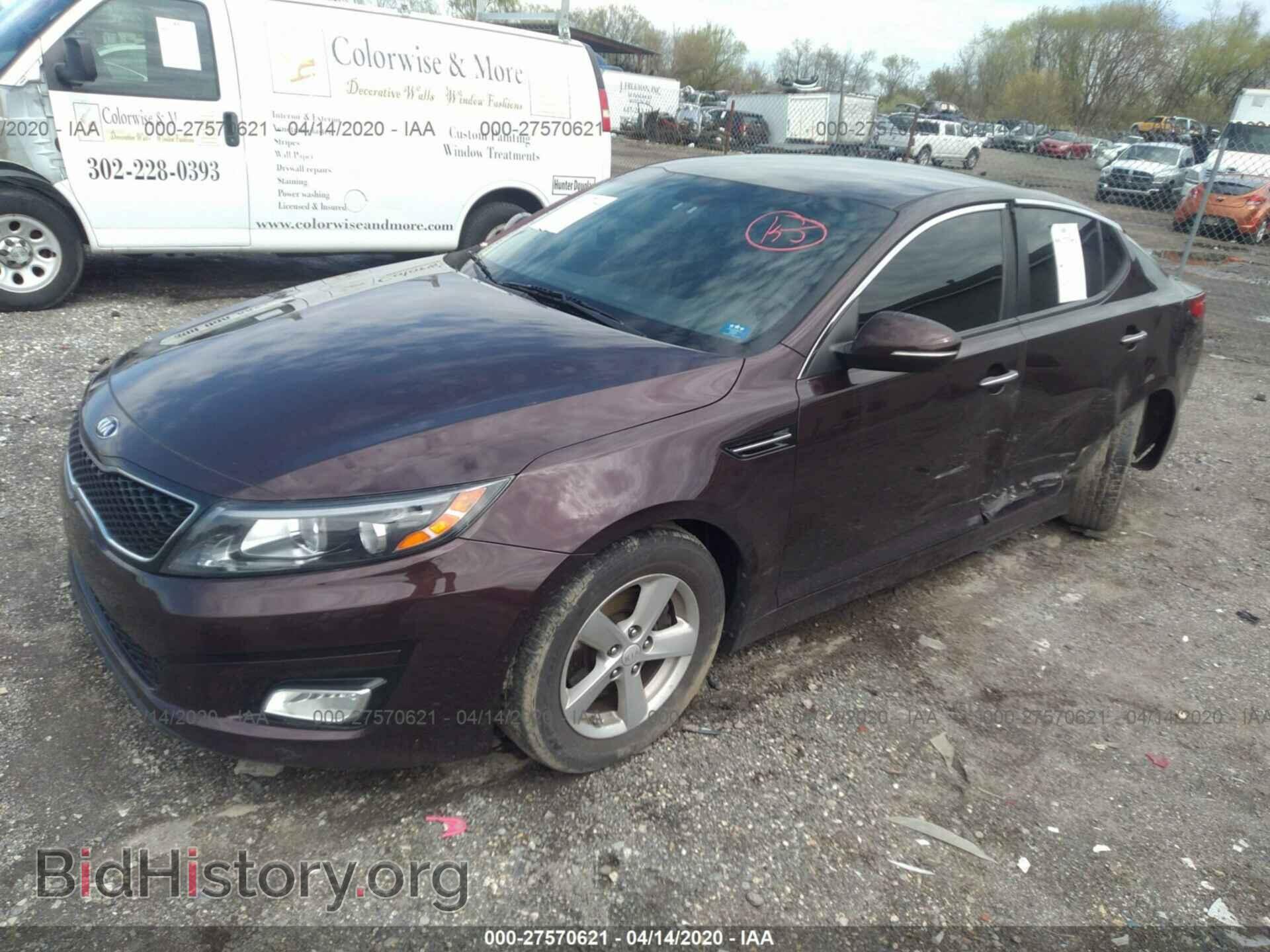 2015 KIA OPTIMA - VIN: 5XXGM4A71FG454786 - Photo 2