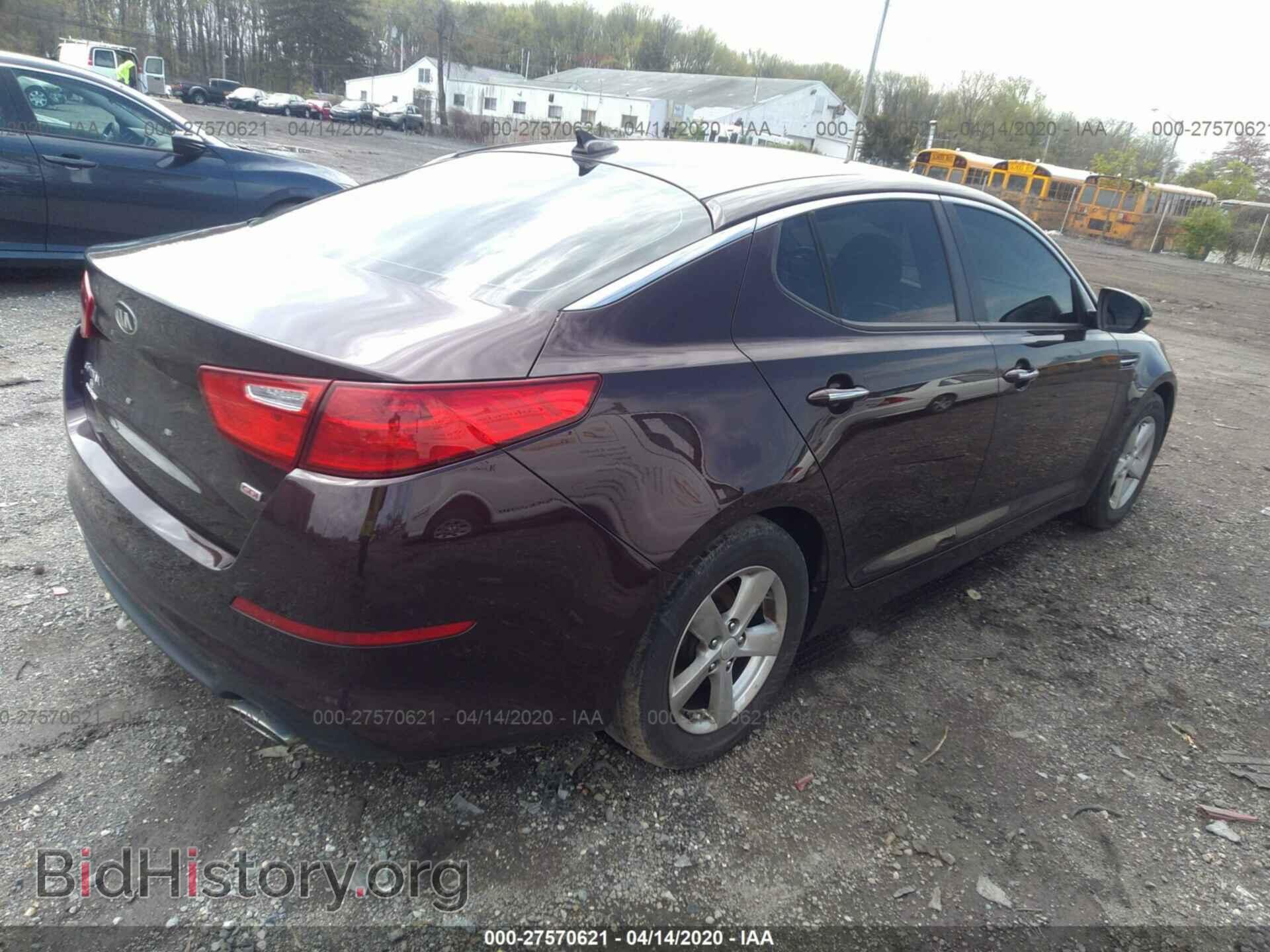 2015 KIA OPTIMA - VIN: 5XXGM4A71FG454786 - Photo 4