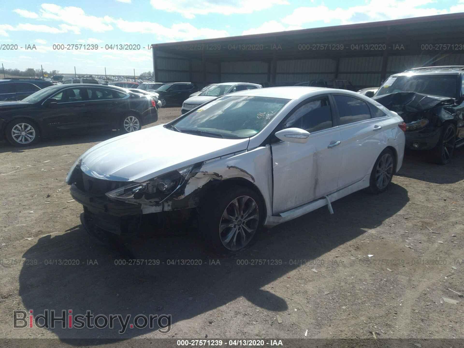 2014 HYUNDAI SONATA - VIN: 5NPEC4AB8EH849985 - Фото 2