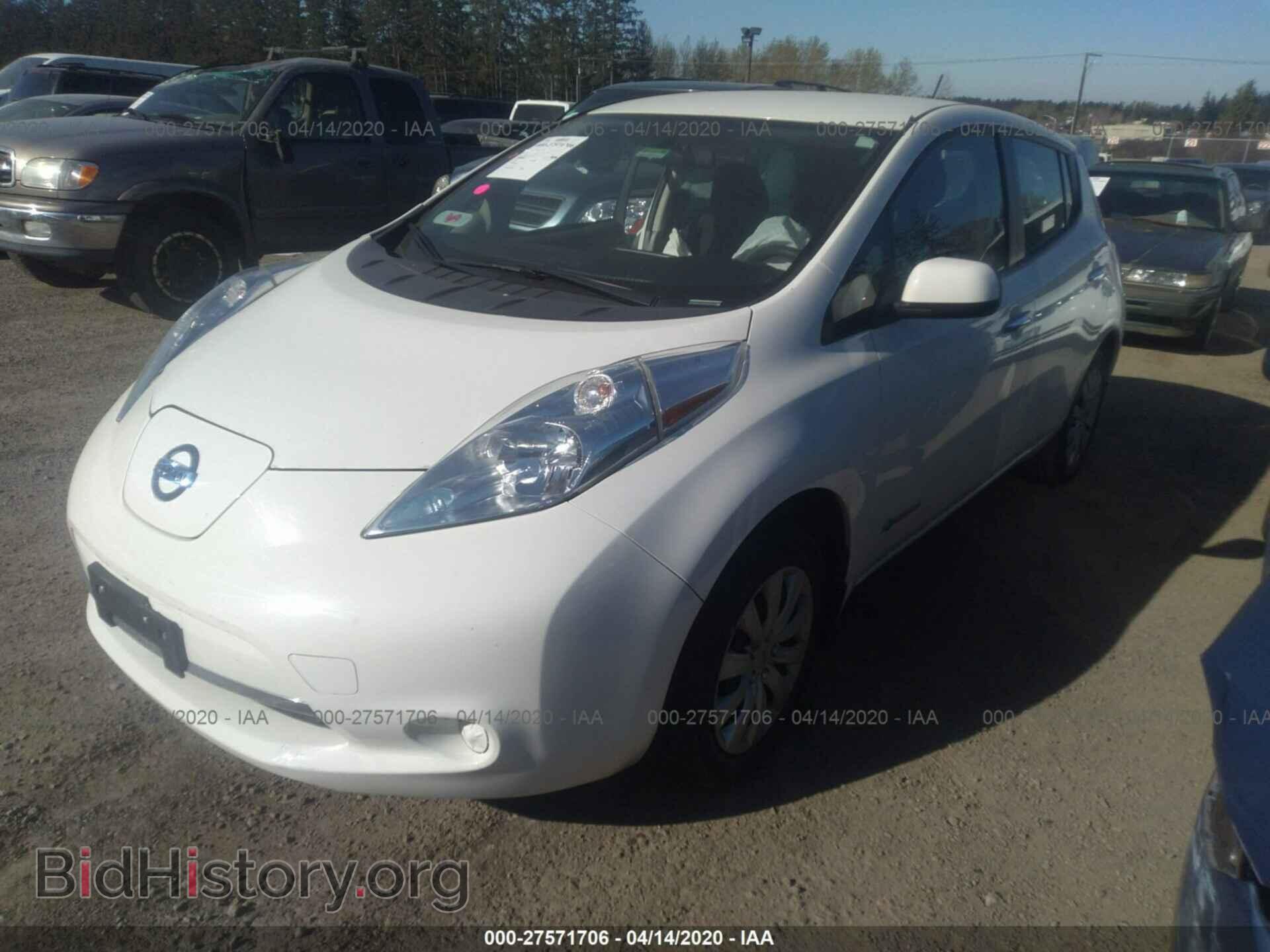 2016 NISSAN LEAF - VIN: 1N4BZ0CP6GC314158 - Фото 2