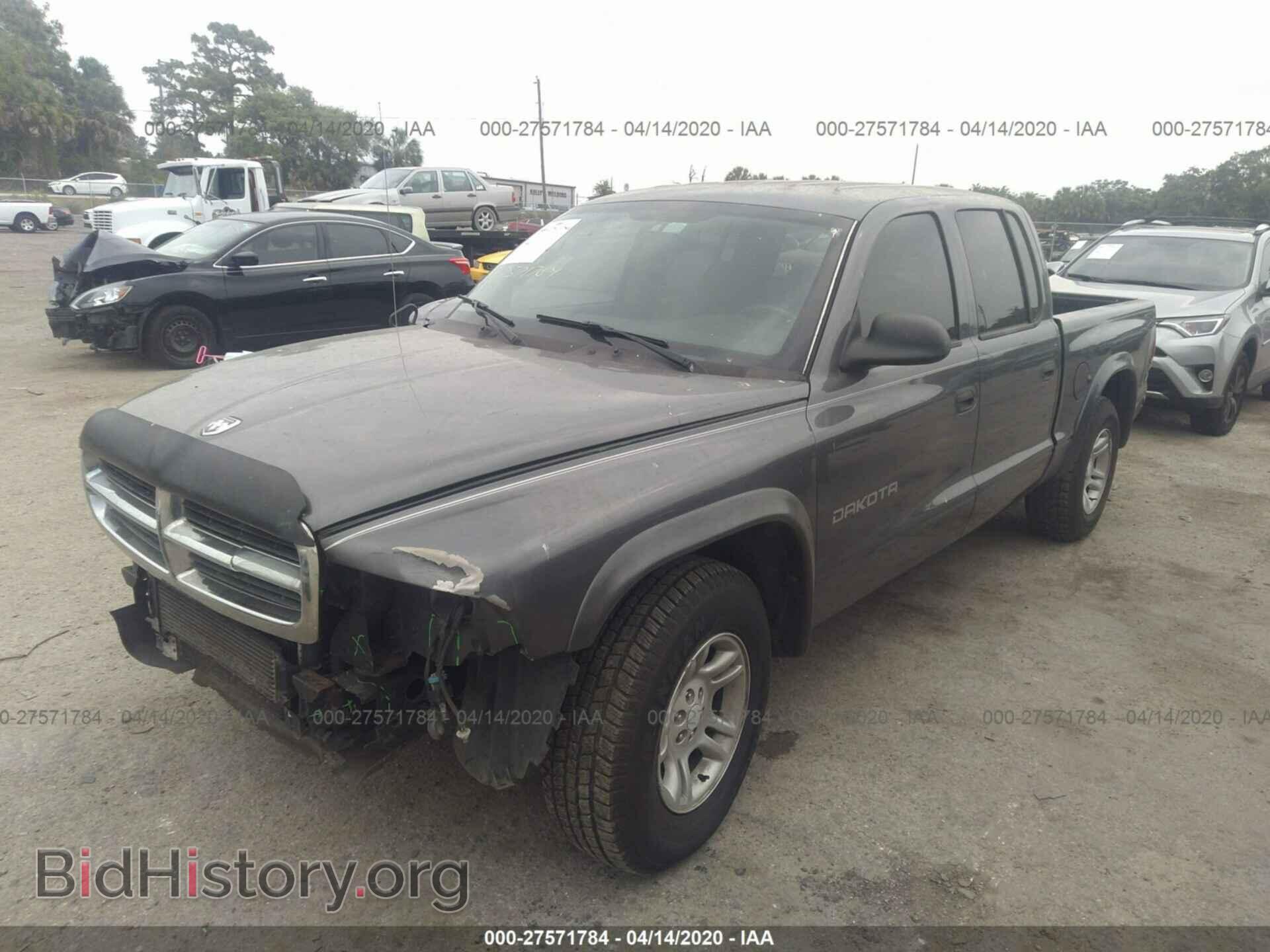 2004 DODGE DAKOTA - VIN: 1D7HL48K24S761409 - Фото 2