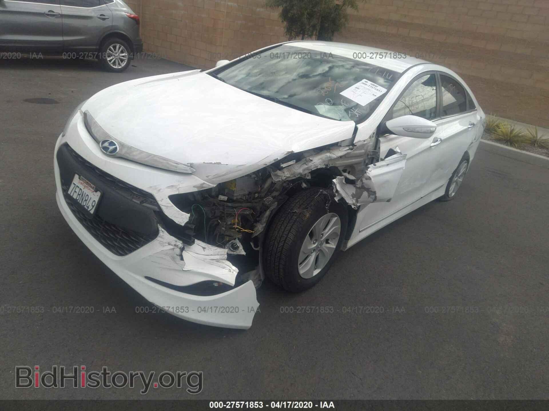 2014 HYUNDAI SONATA - VIN: KMHEC4A43EA113279 - Фото 2