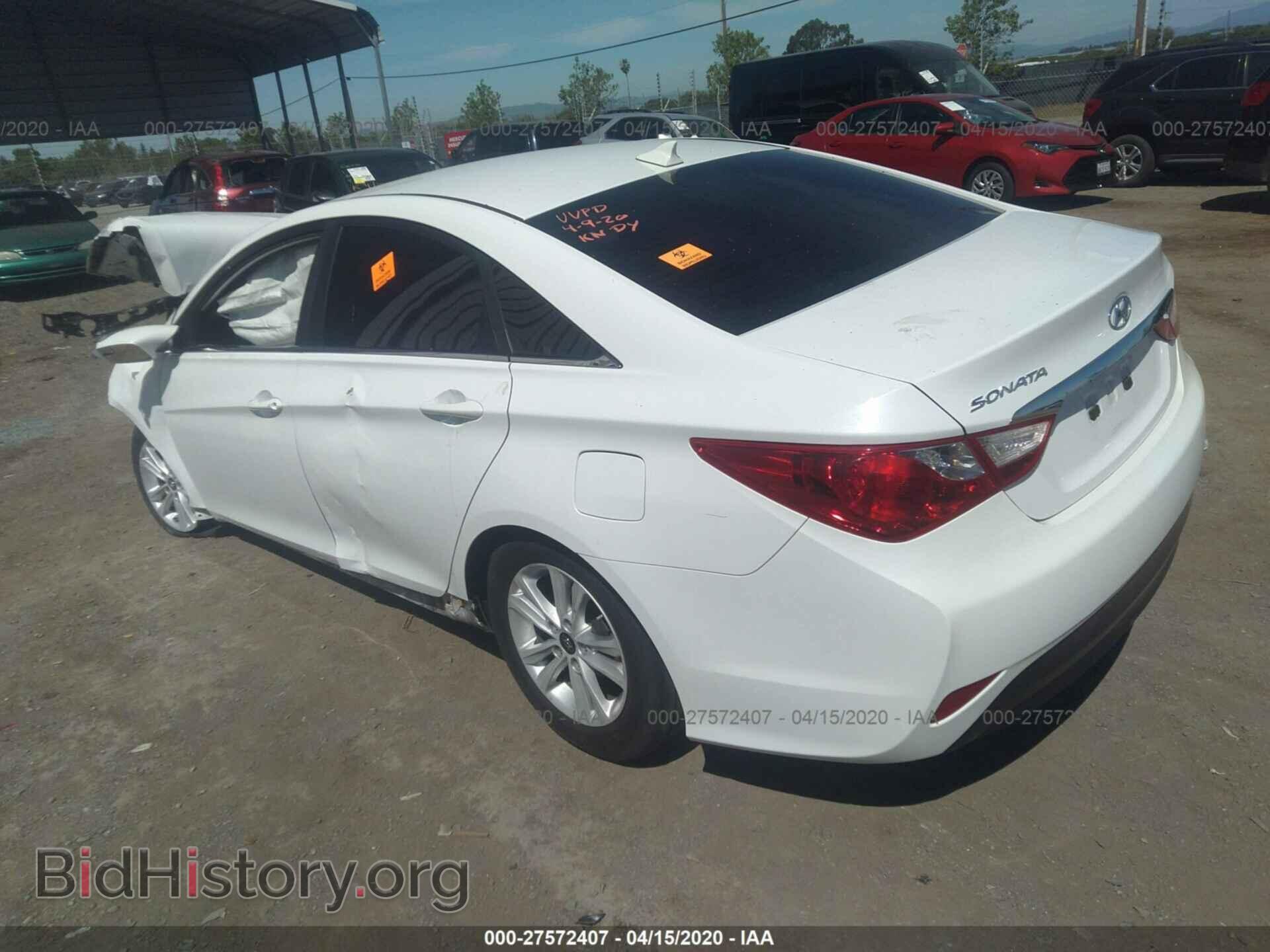 2014 HYUNDAI SONATA - VIN: 5NPEB4AC0EH914209 - Фото 3