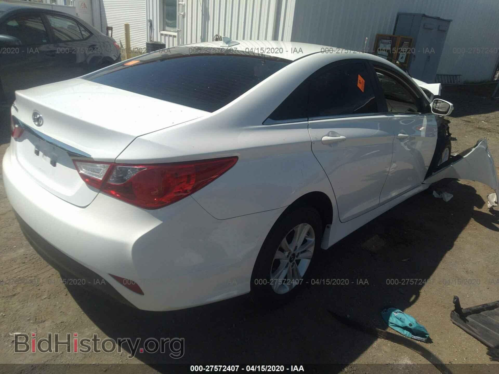 2014 HYUNDAI SONATA - VIN: 5NPEB4AC0EH914209 - Фото 4