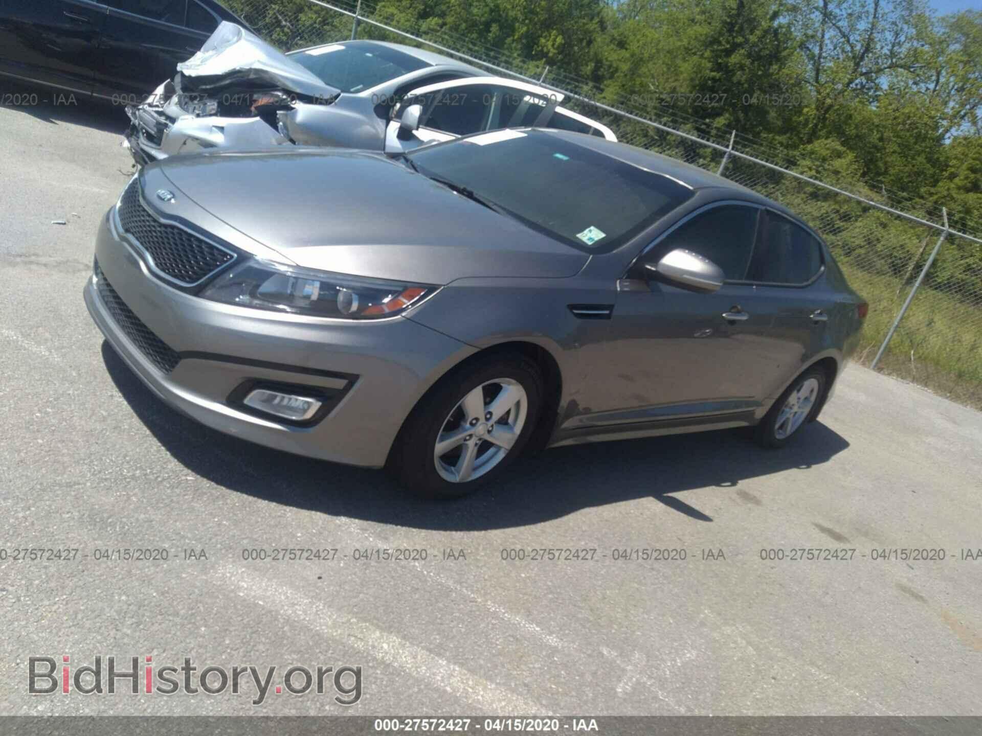 2015 KIA OPTIMA - VIN: 5XXGM4A76FG502430 - Фото 2