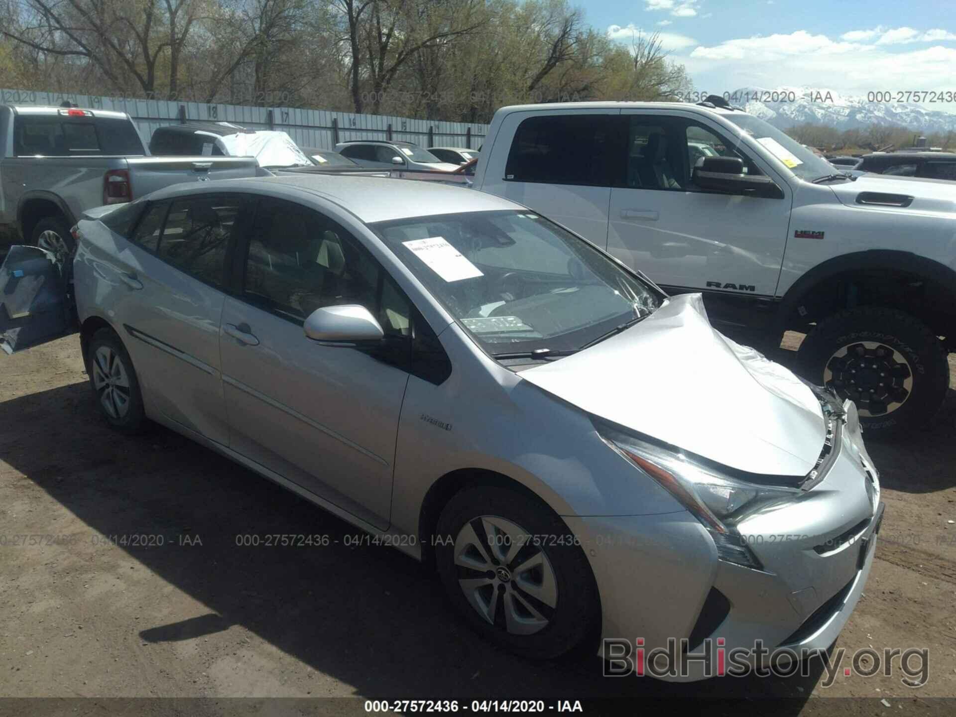 Photo JTDKARFU4J3067446 - TOYOTA PRIUS 2018