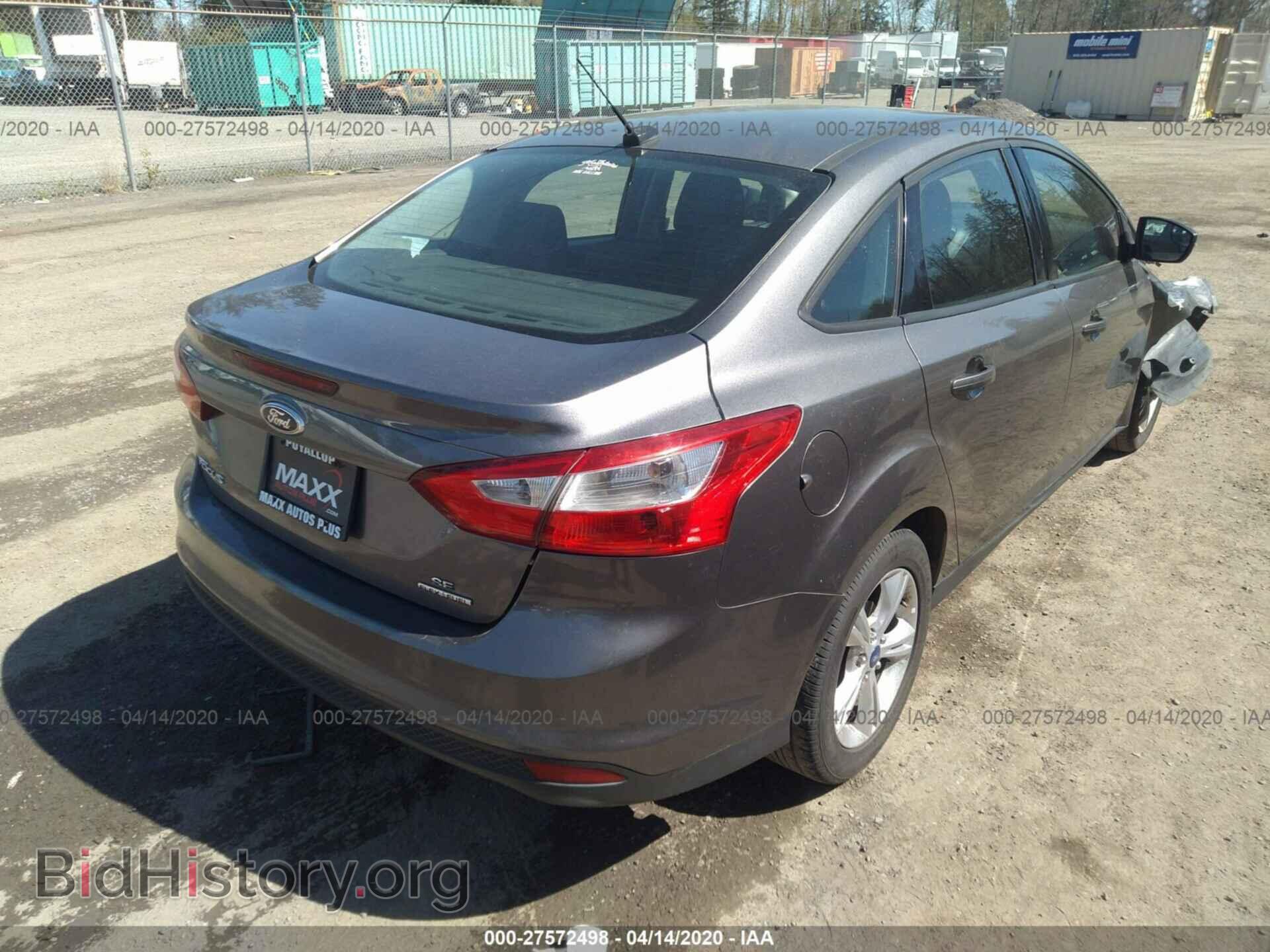 2013 FORD FOCUS - VIN: 1FADP3F28DL212243 - Фото 4