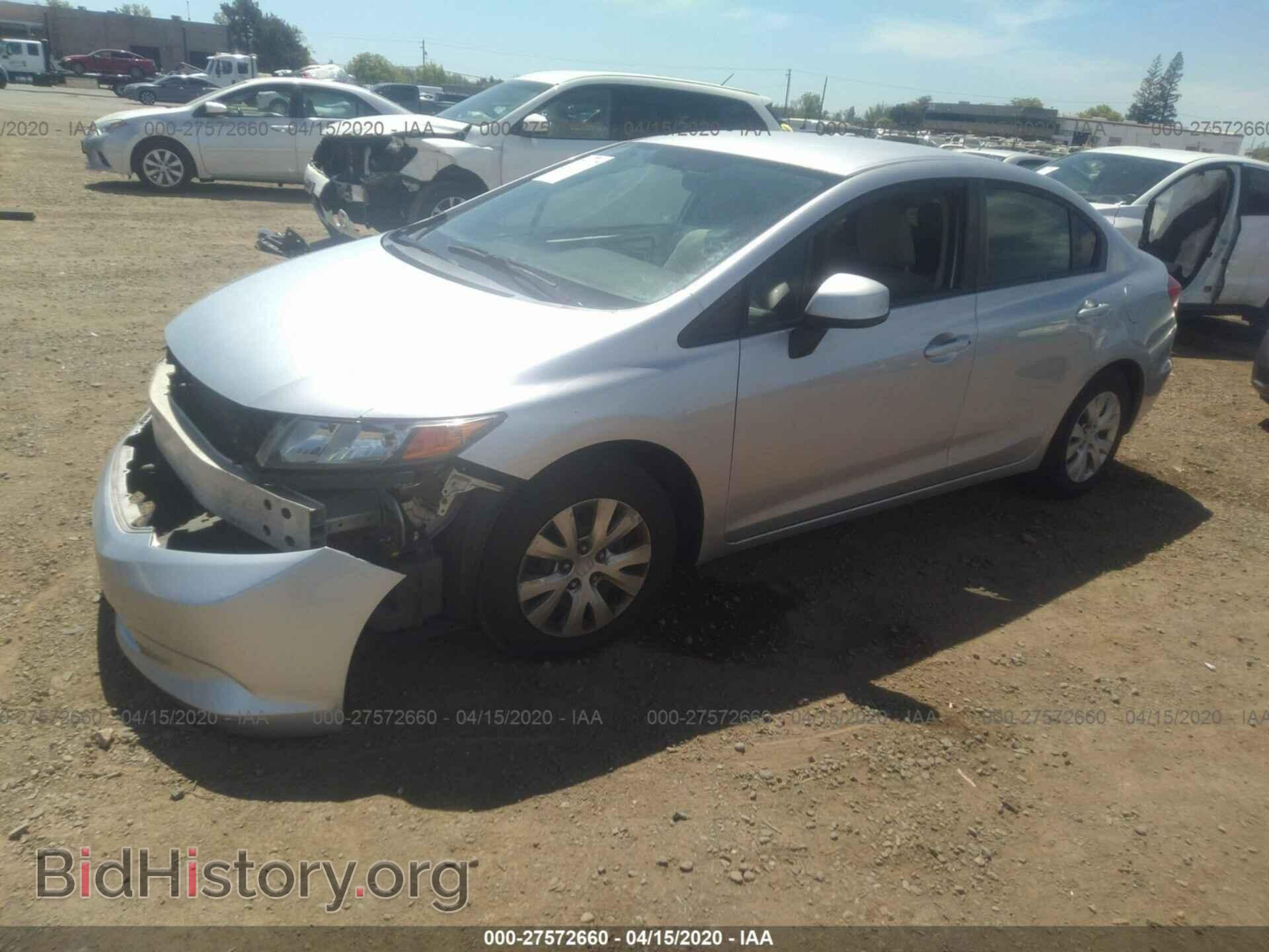 2012 HONDA CIVIC - VIN: 2HGFB2F53CH328372 - Photo 2