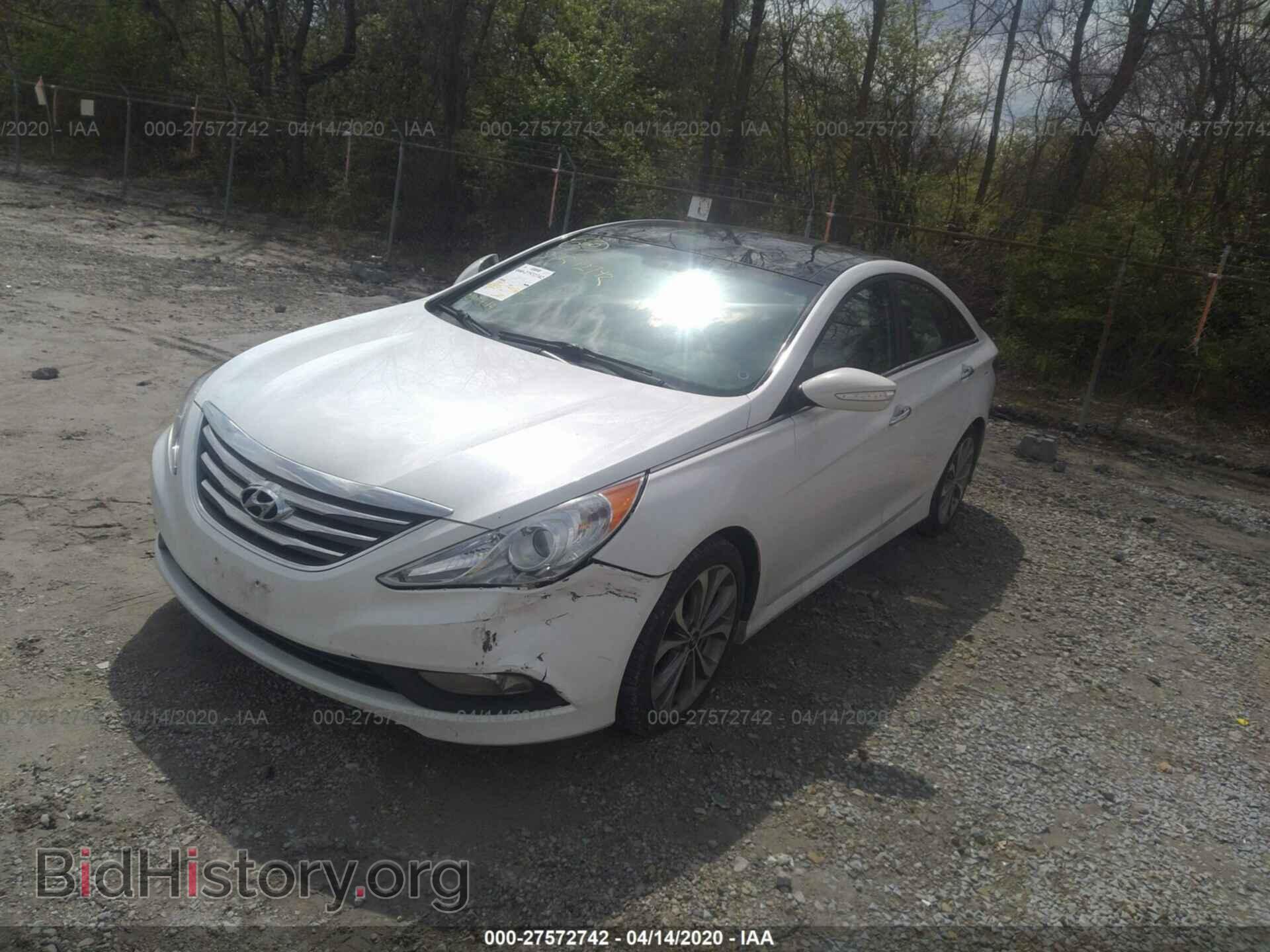 2014 HYUNDAI SONATA - VIN: 5NPEC4AB1EH839721 - Фото 2