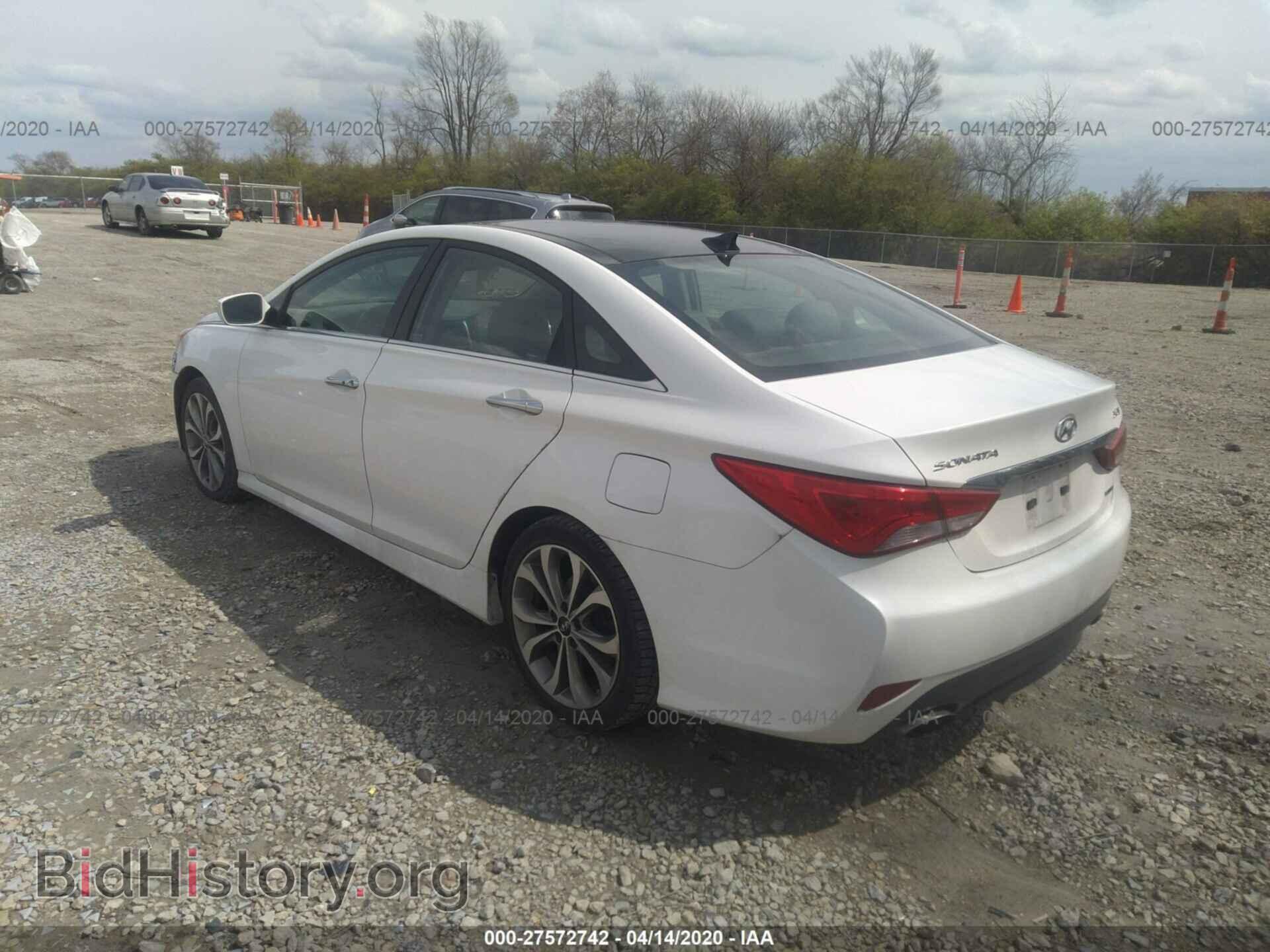 2014 HYUNDAI SONATA - VIN: 5NPEC4AB1EH839721 - Фото 3