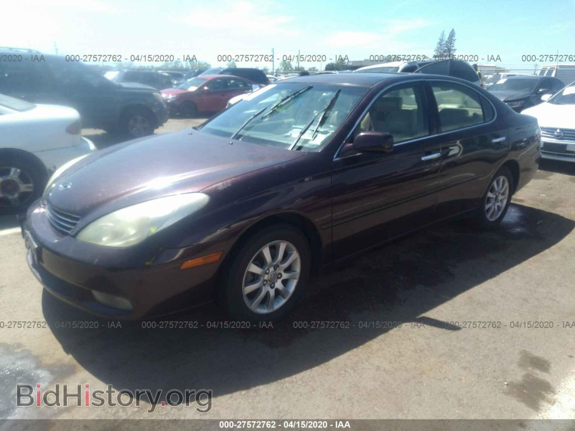 2002 LEXUS ES - VIN: JTHBF30GX25034196 - Фото 2