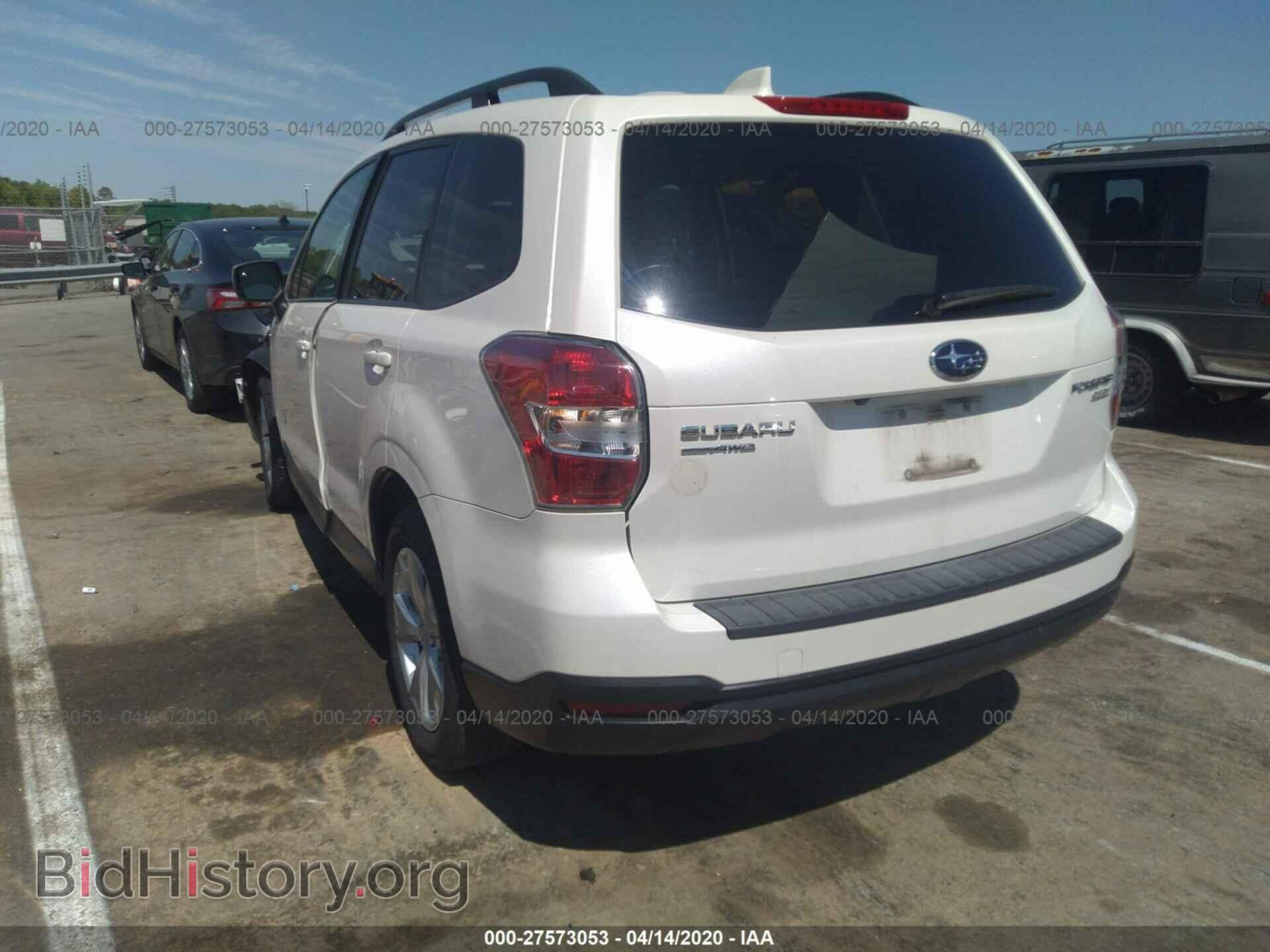 2016 SUBARU FORESTER - VIN: JF2SJADC8GH486277 - Фото 3