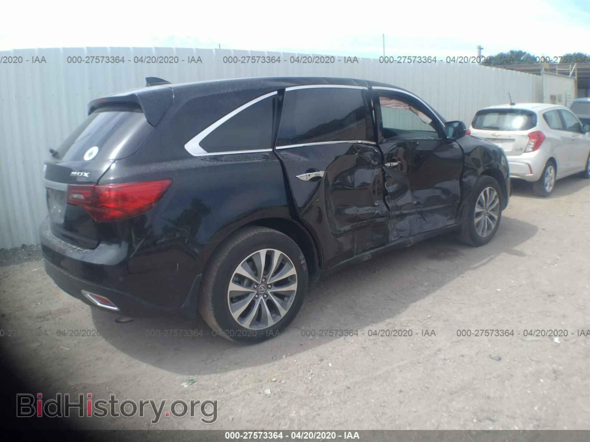 2014 ACURA MDX - VIN: 5FRYD3H46EB009650 - Фото 4