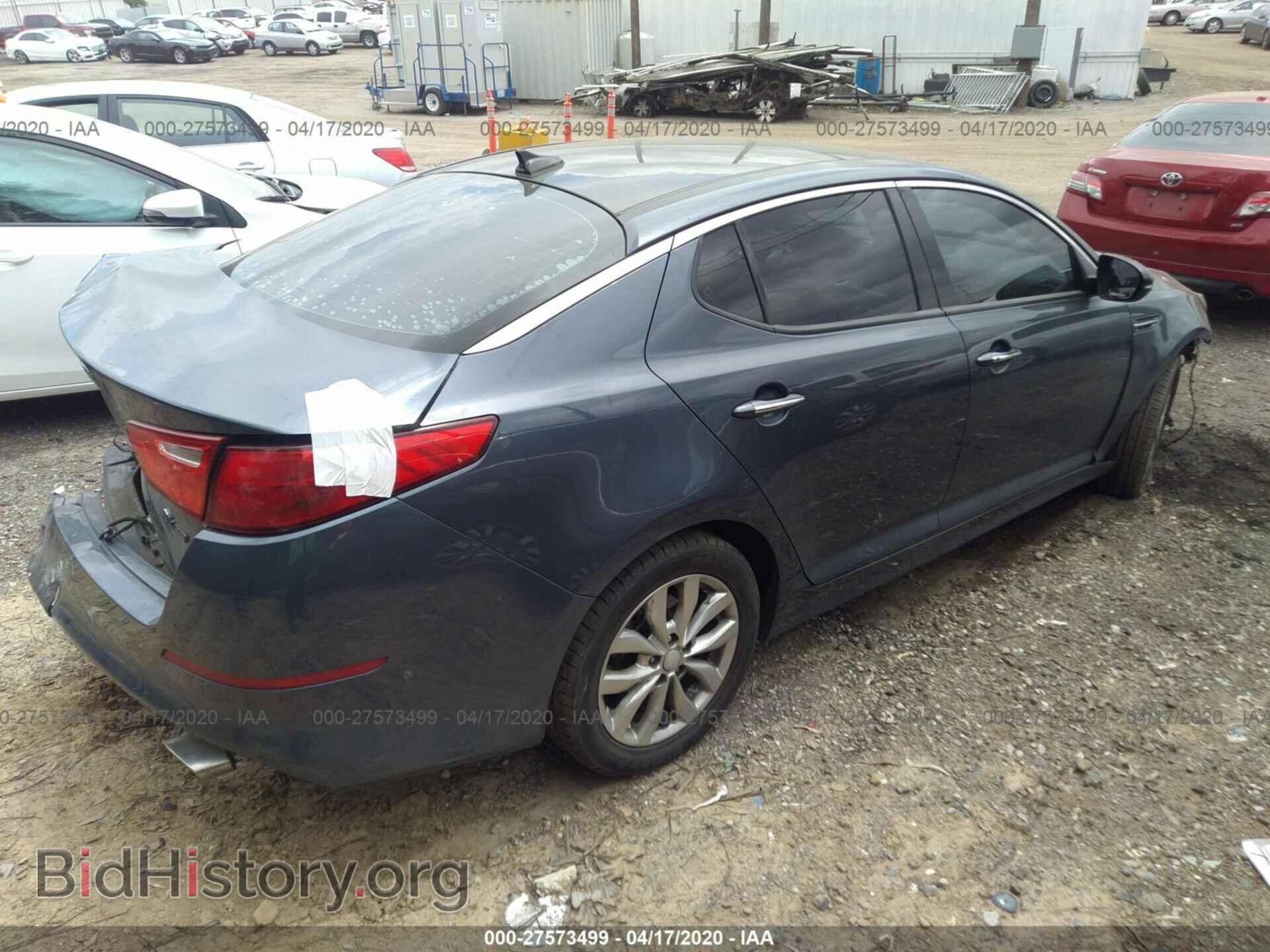 2015 KIA OPTIMA - VIN: 5XXGN4A73FG372846 - Photo 4