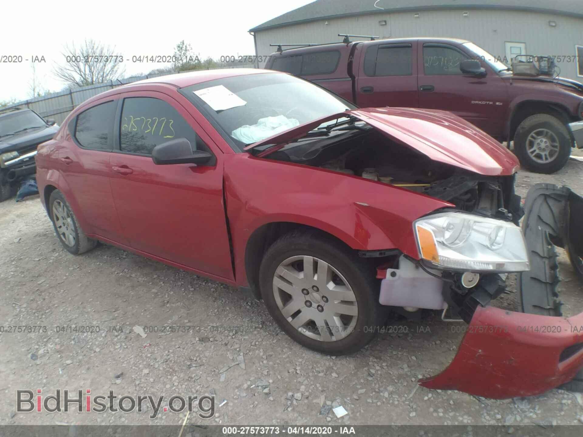 Photo 1C3CDZAB1CN238604 - DODGE AVENGER 2012