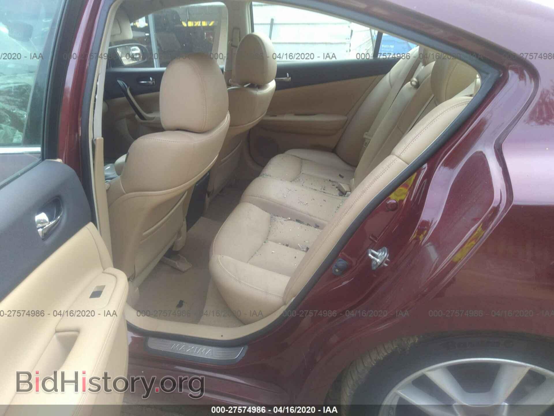 2011 NISSAN MAXIMA - VIN: 1N4AA5AP5BC837795 - Фото 8