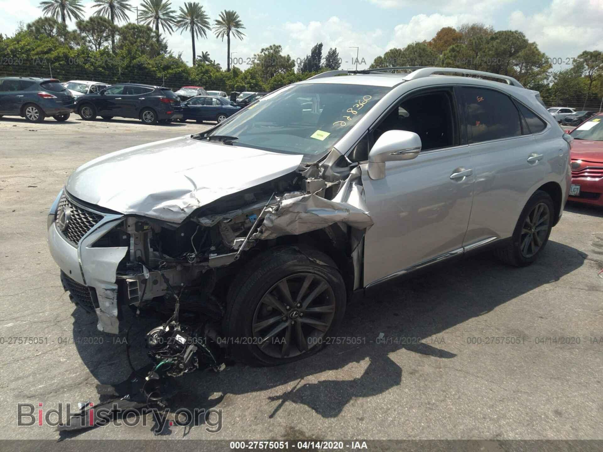2014 LEXUS RX - VIN: 2T2BK1BA7EC228360 - Фото 2
