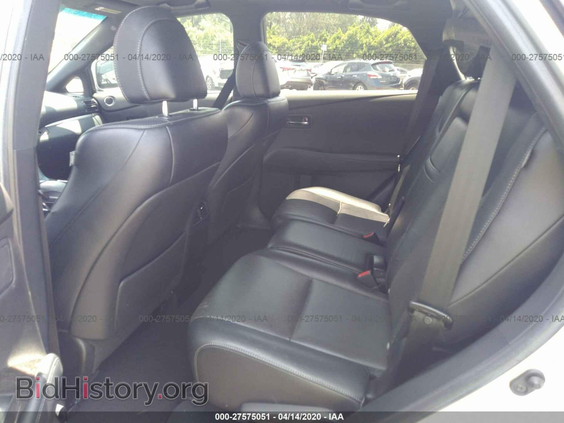 2014 LEXUS RX - VIN: 2T2BK1BA7EC228360 - Фото 8