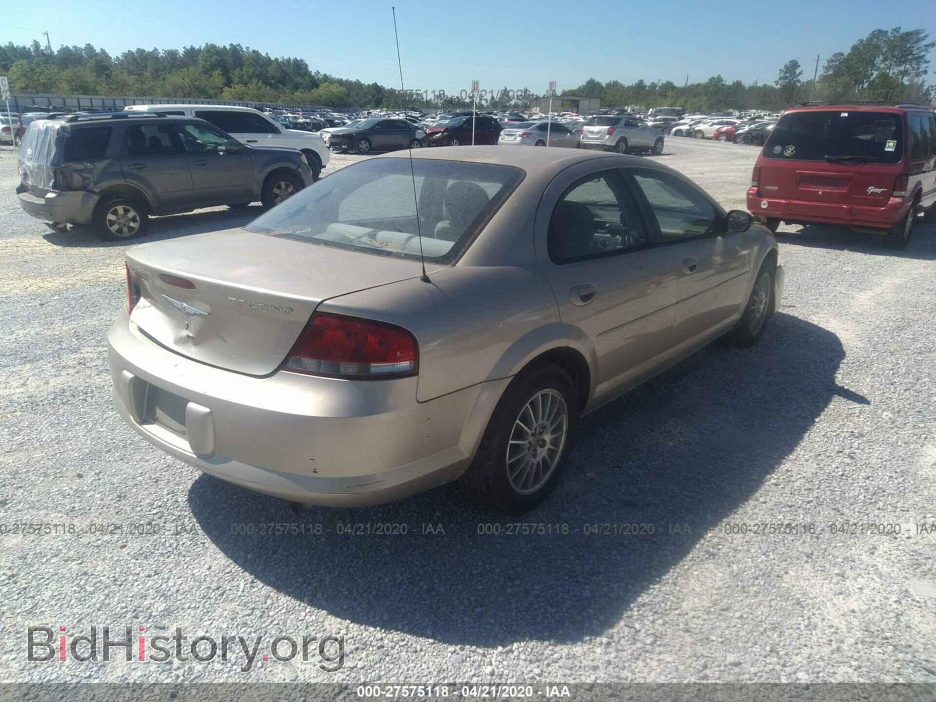 2004 CHRYSLER SEBRING - VIN: 1C3EL56R04N225404 - Фото 4