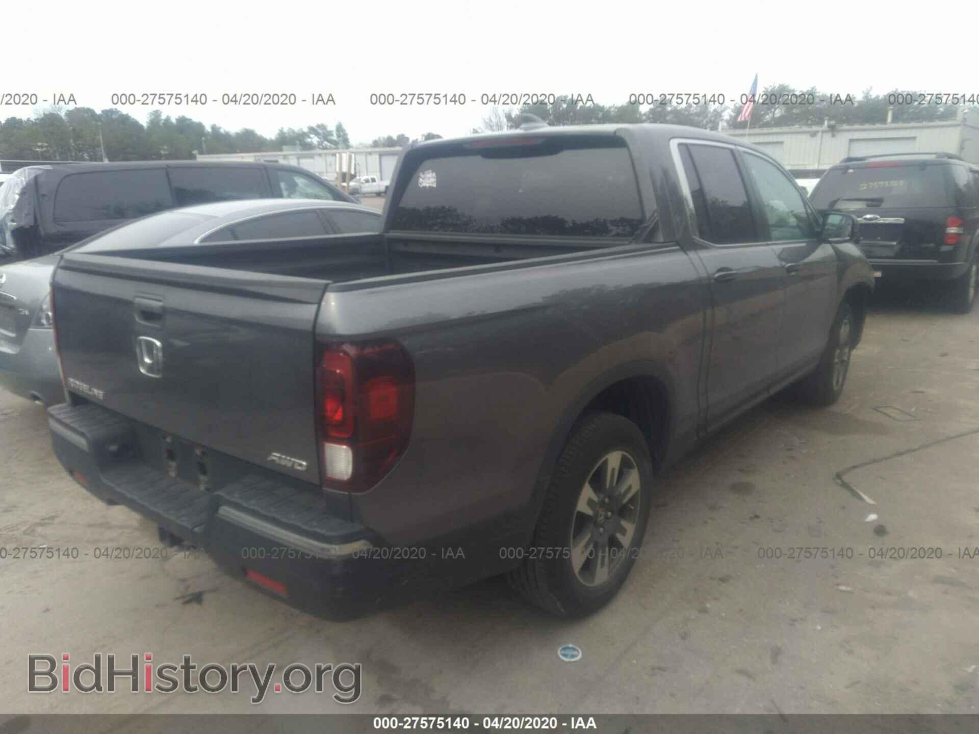 2017 HONDA RIDGELINE - VIN: 5FPYK3F54HB012478 - Фото 4