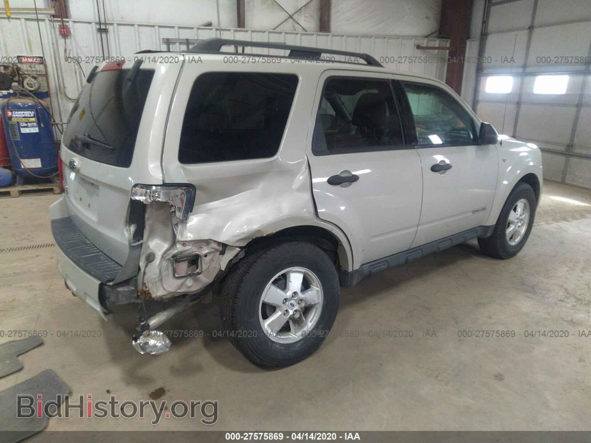 2008 FORD ESCAPE - VIN: 1FMCU03168KE64282 - Photo 4