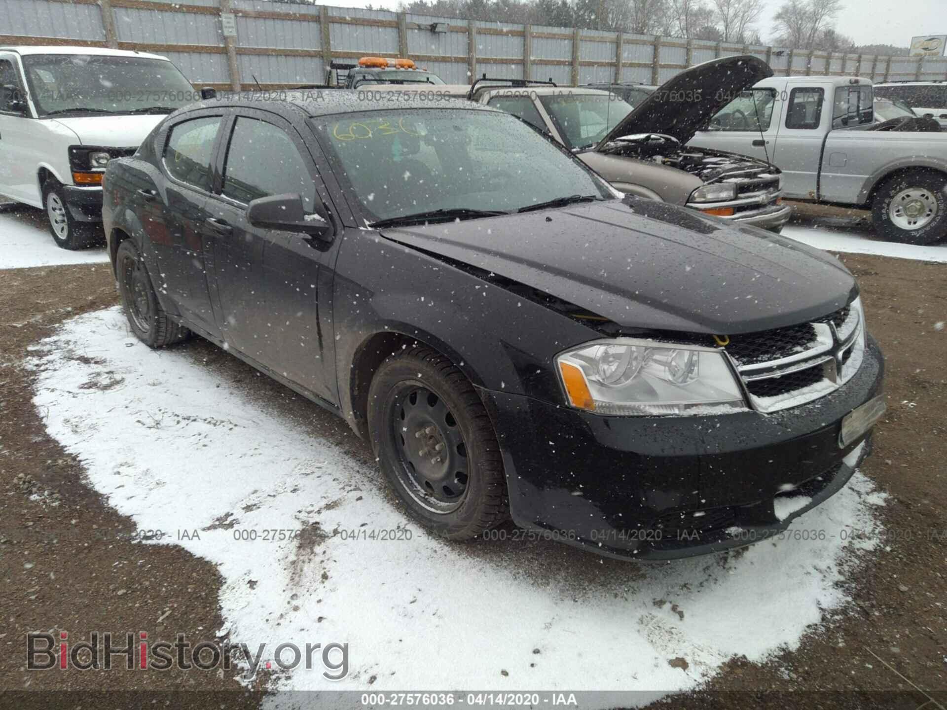 Photo 1C3CDZAB0CN215279 - DODGE AVENGER 2012