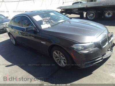 2014 BMW 528 I, черный — VIN WBA5A5C59ED500971, IAAI