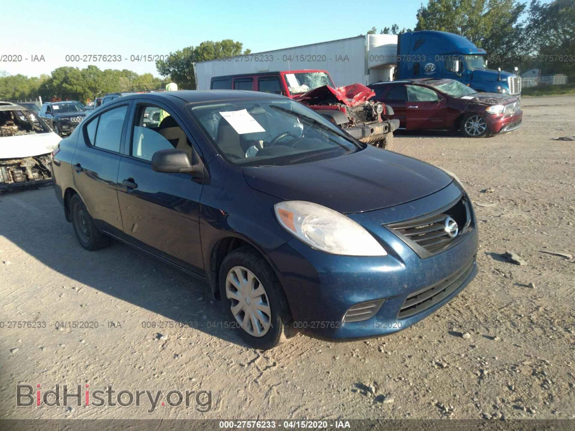 Фотография 3N1CN7AP9CL890916 - NISSAN VERSA 2012
