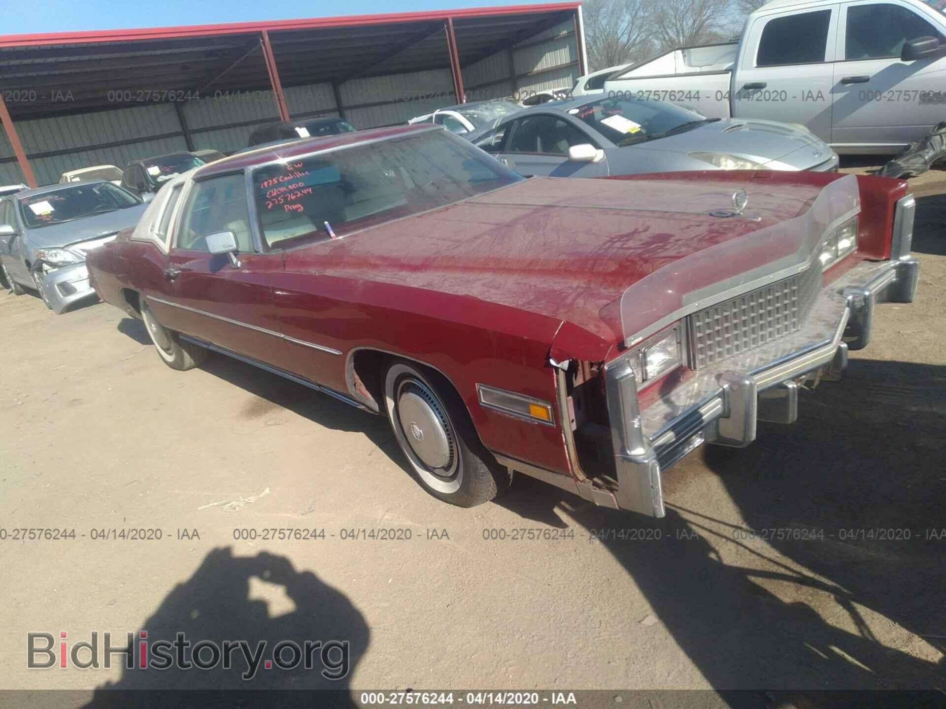 Photo 6L47S5Q207704 - CADILLAC ELDORADO 1975