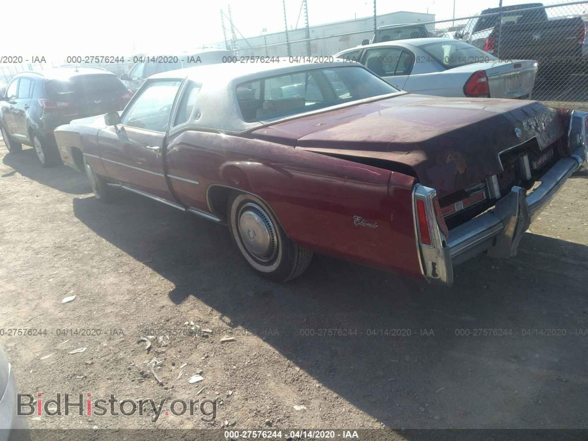 1975 CADILLAC ELDORADO - VIN: 6L47S5Q207704 - Фото 3