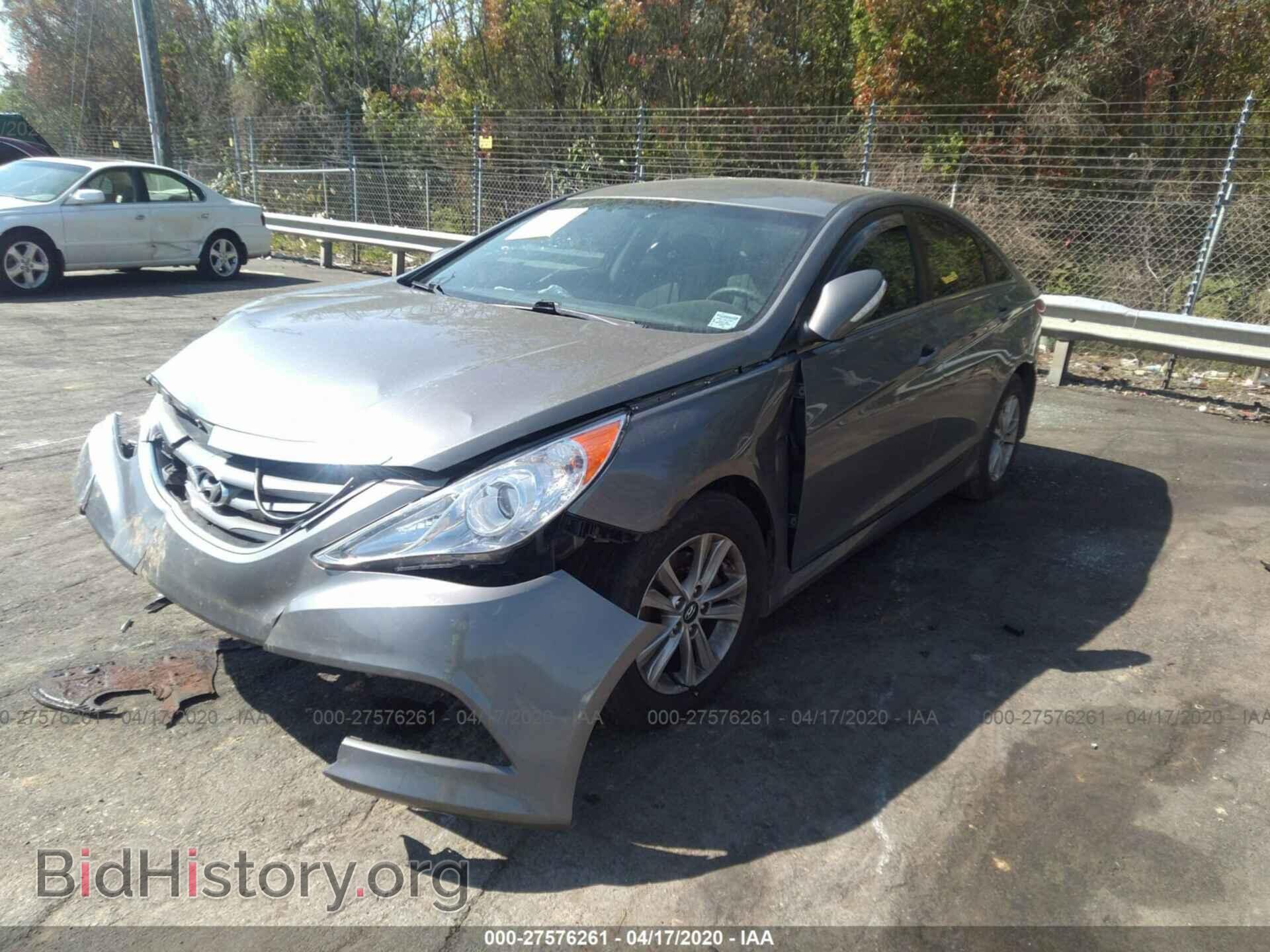 2014 HYUNDAI SONATA - VIN: 5NPEB4AC0EH830262 - Фото 2