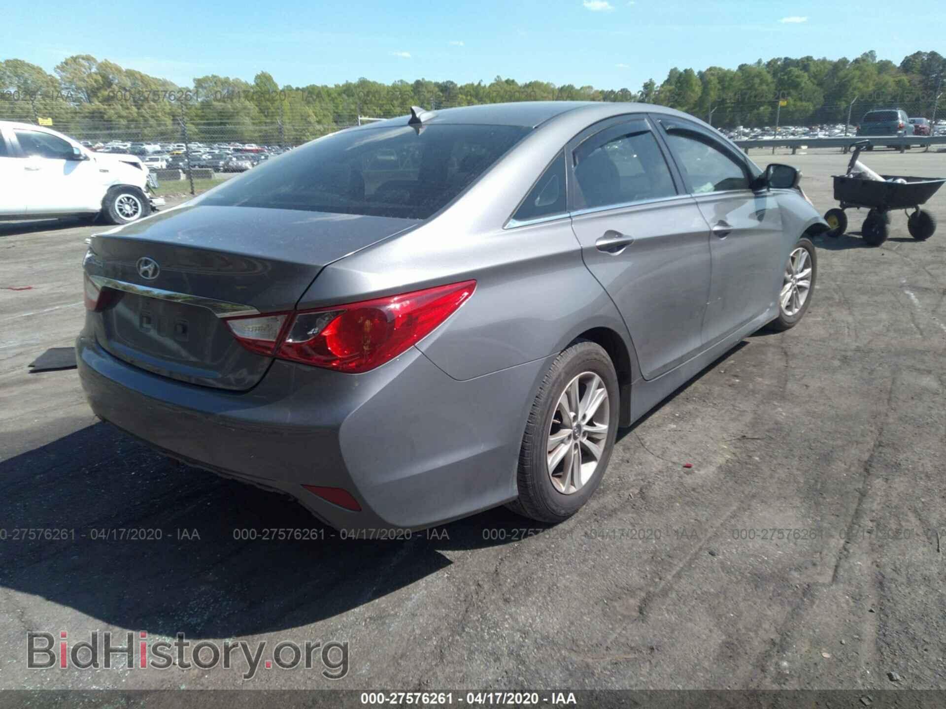 2014 HYUNDAI SONATA - VIN: 5NPEB4AC0EH830262 - Фото 4