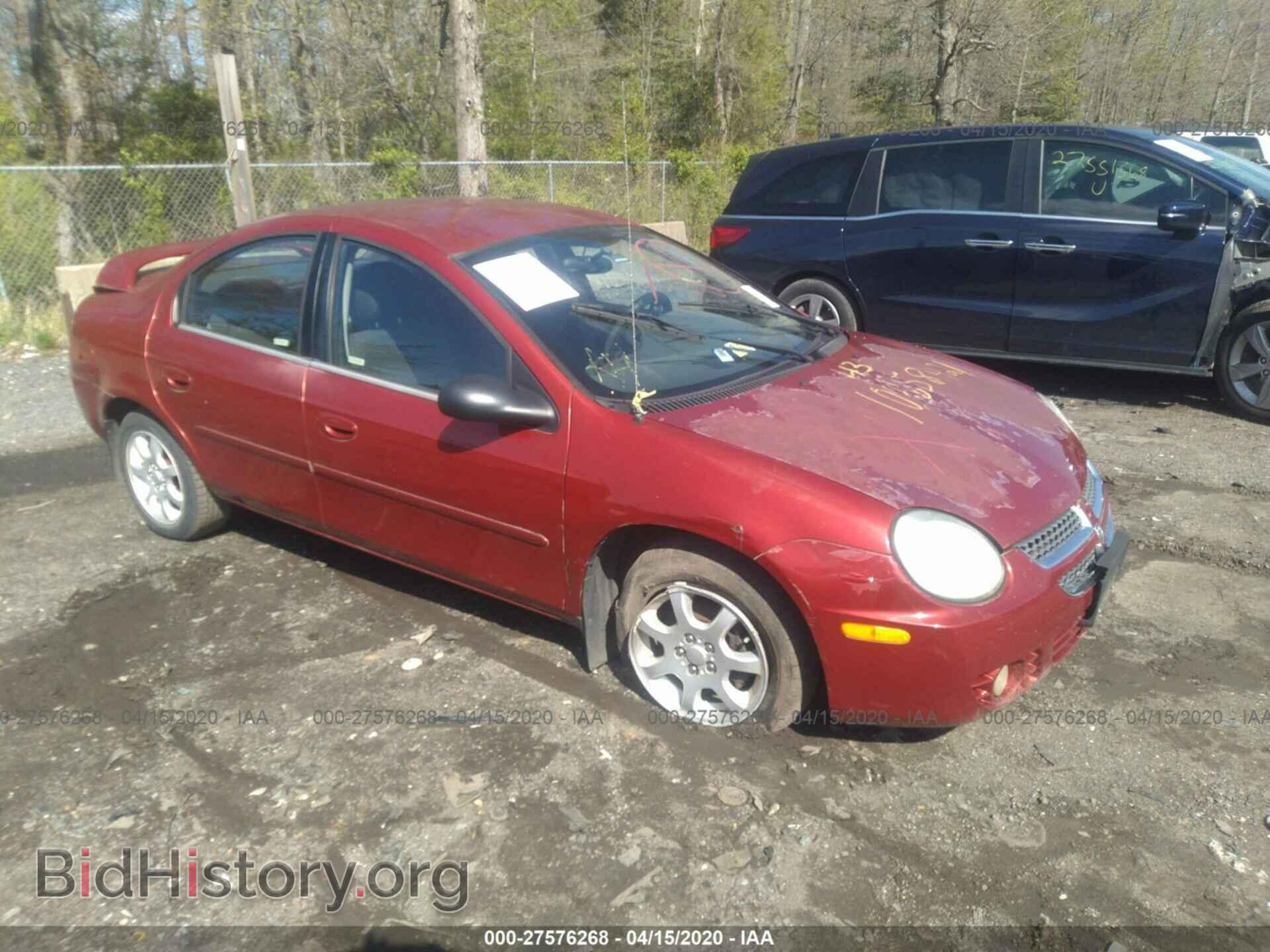 Фотография 1B3ES56C84D605303 - DODGE NEON 2004