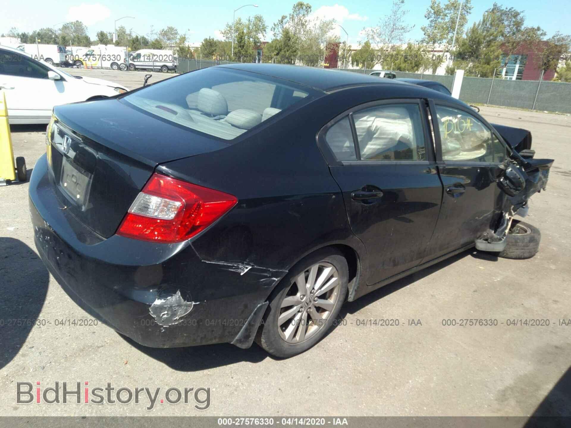 2012 HONDA CIVIC - VIN: 2HGFB2F87CH302223 - Фото 4