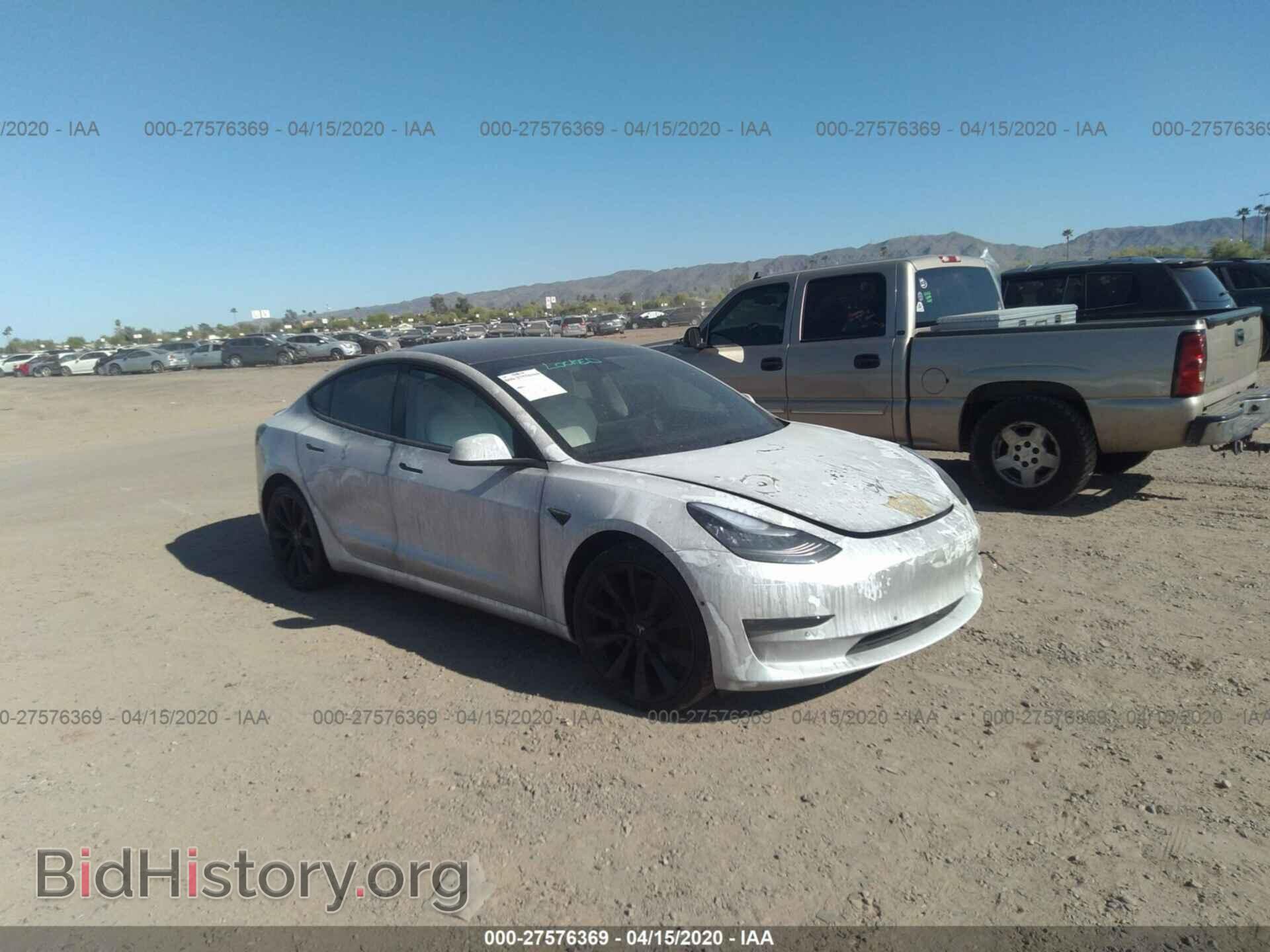 Photo 5YJ3E1ECXLF624899 - TESLA MODEL 3 2020