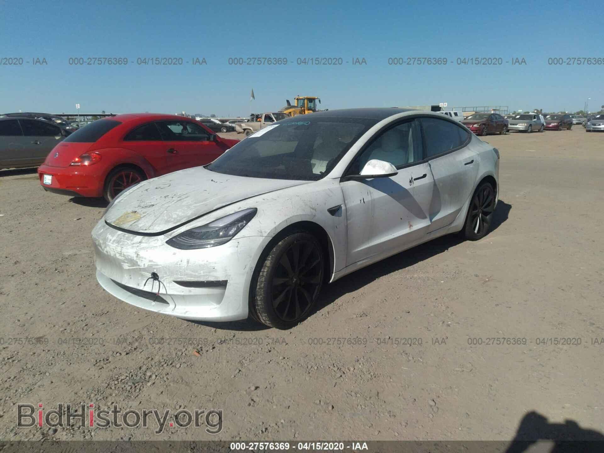 2020 TESLA MODEL 3 - VIN: 5YJ3E1ECXLF624899 - Photo 2