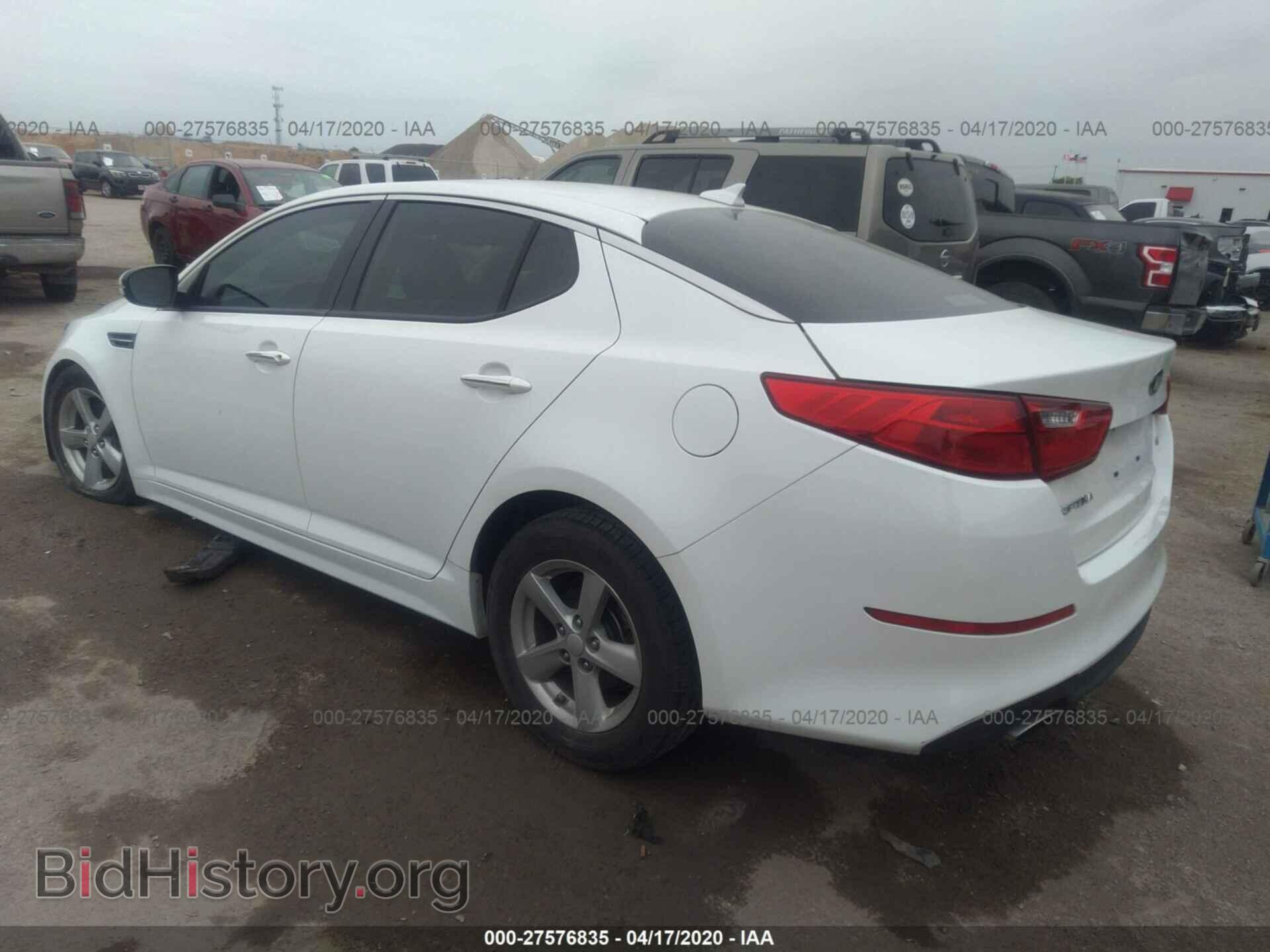 2015 KIA OPTIMA - VIN: KNAGM4A76F5635755 - Фото 3