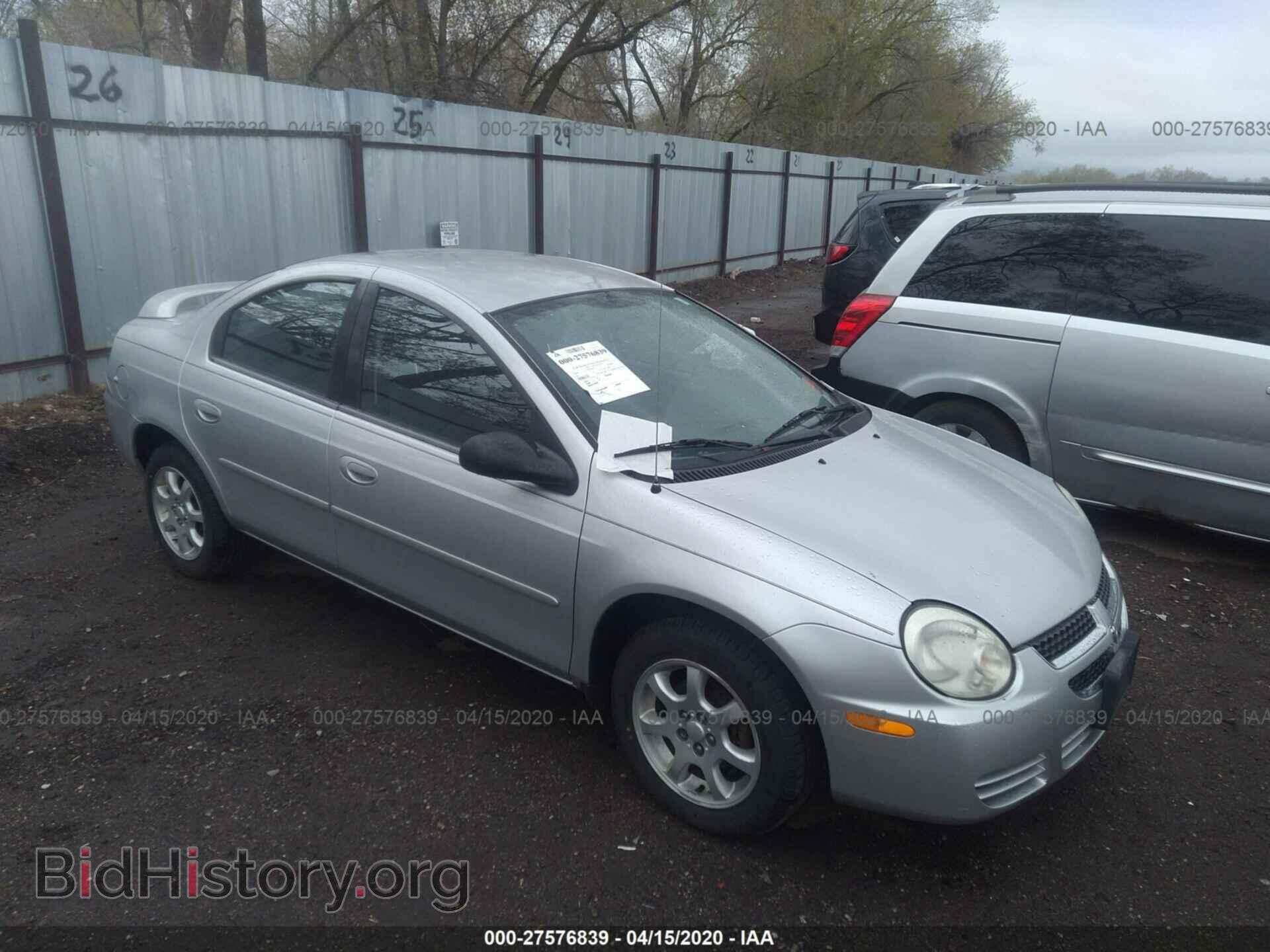 Фотография 1B3ES56C35D182471 - DODGE NEON 2005