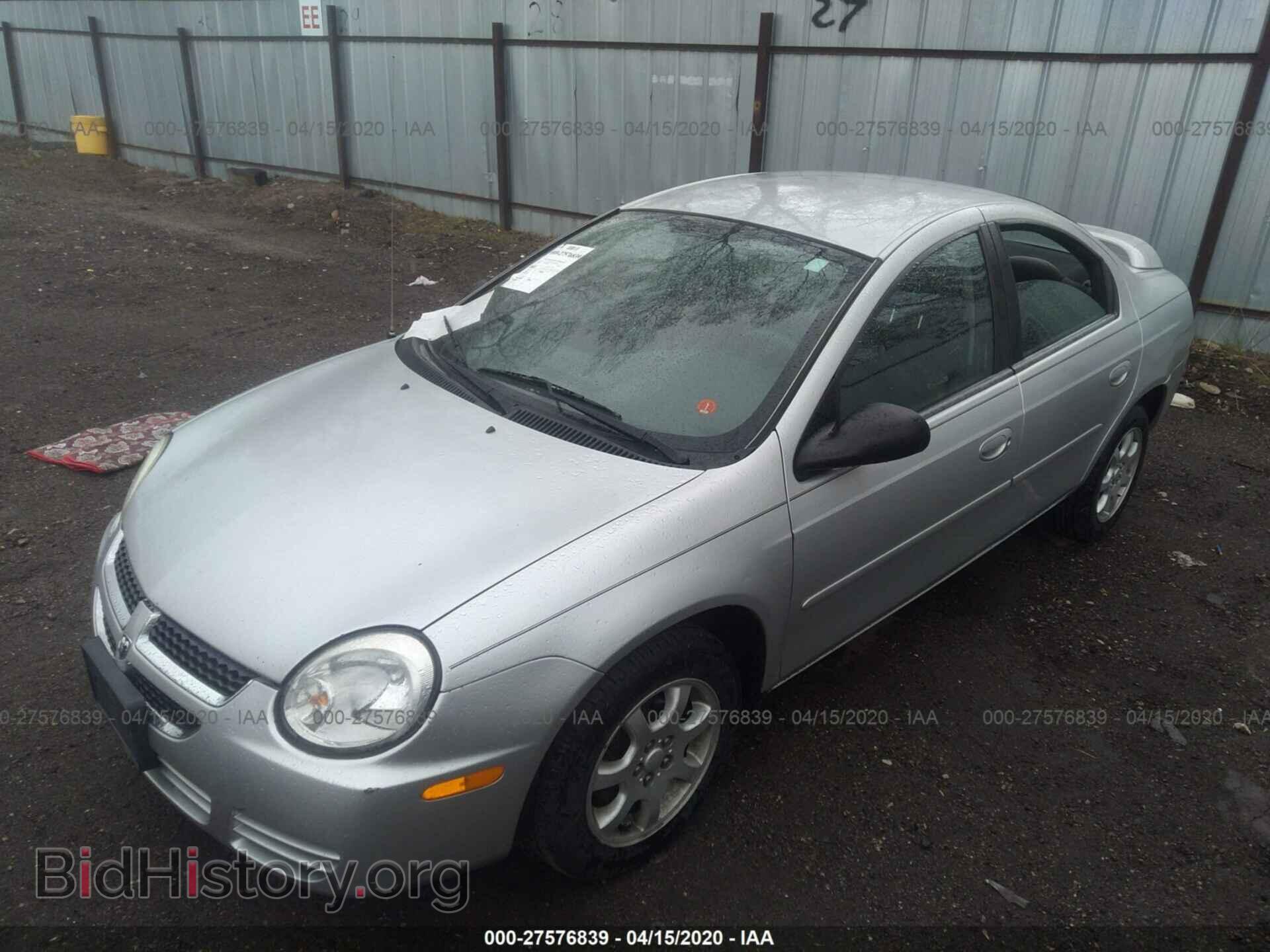 2005 DODGE NEON - VIN: 1B3ES56C35D182471 - Фото 2