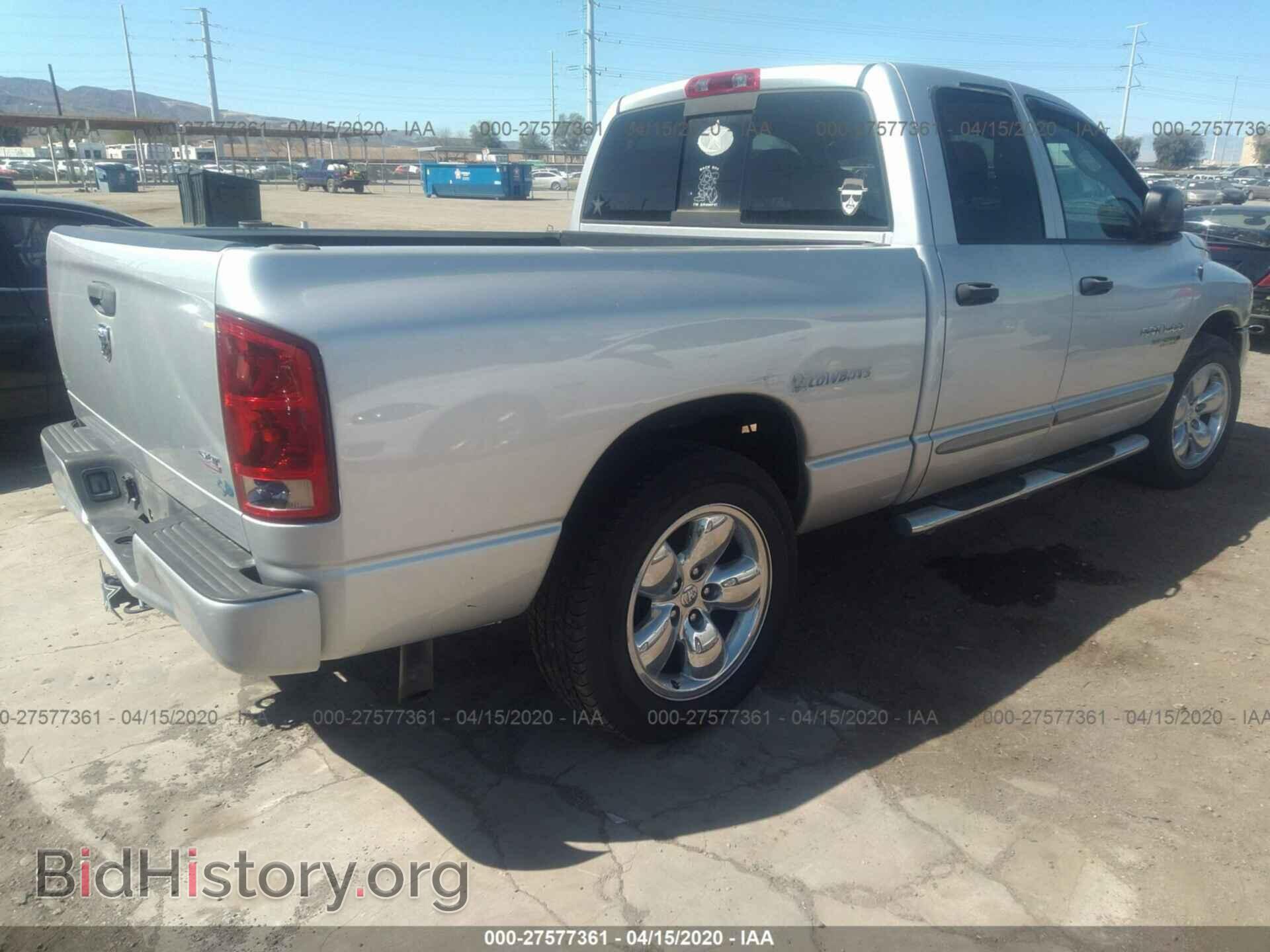 2005 DODGE RAM 1500 - VIN: 1D7HA18D75S250513 - Фото 4