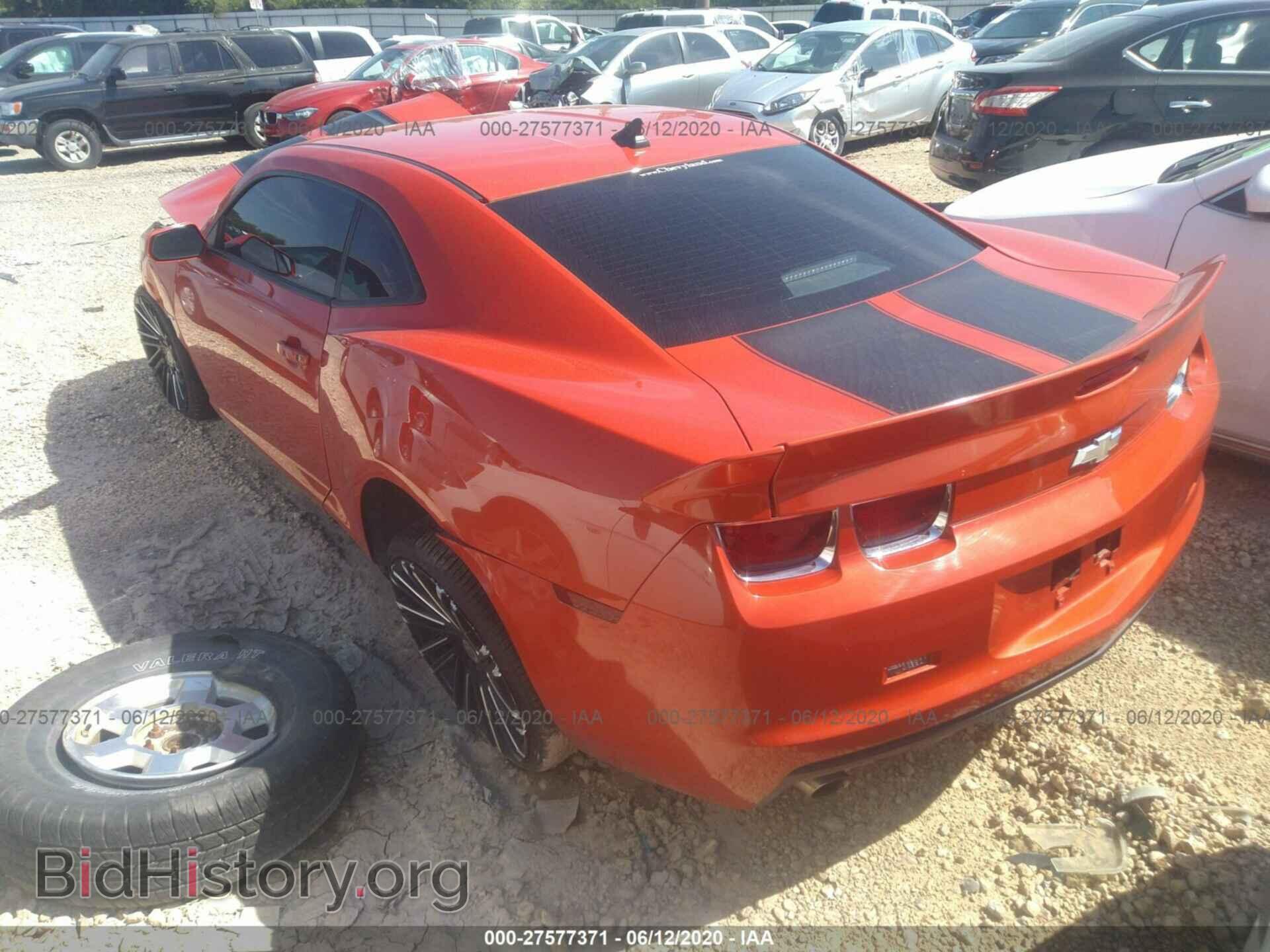 2012 CHEVROLET CAMARO - VIN: 2G1FA1E33C9163664 - Фото 3