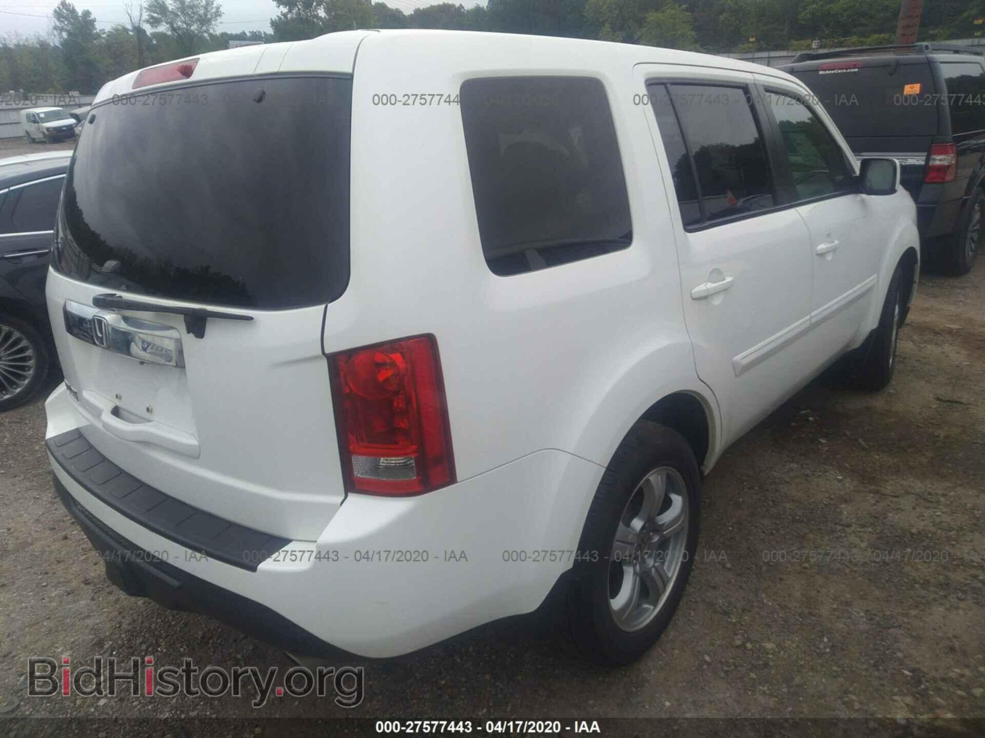 2013 HONDA PILOT - VIN: 5FNYF3H5XDB041407 - Фото 4